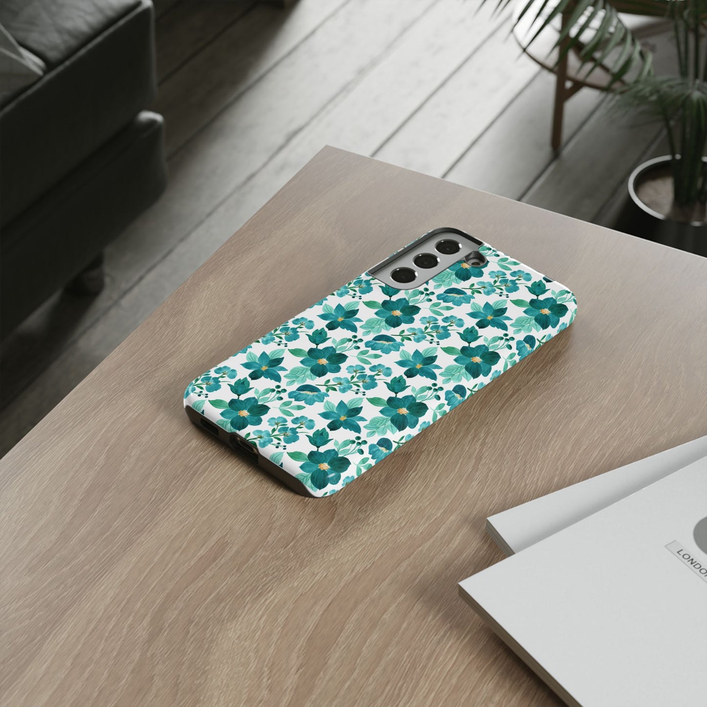 Emerald Blooms Phone Case