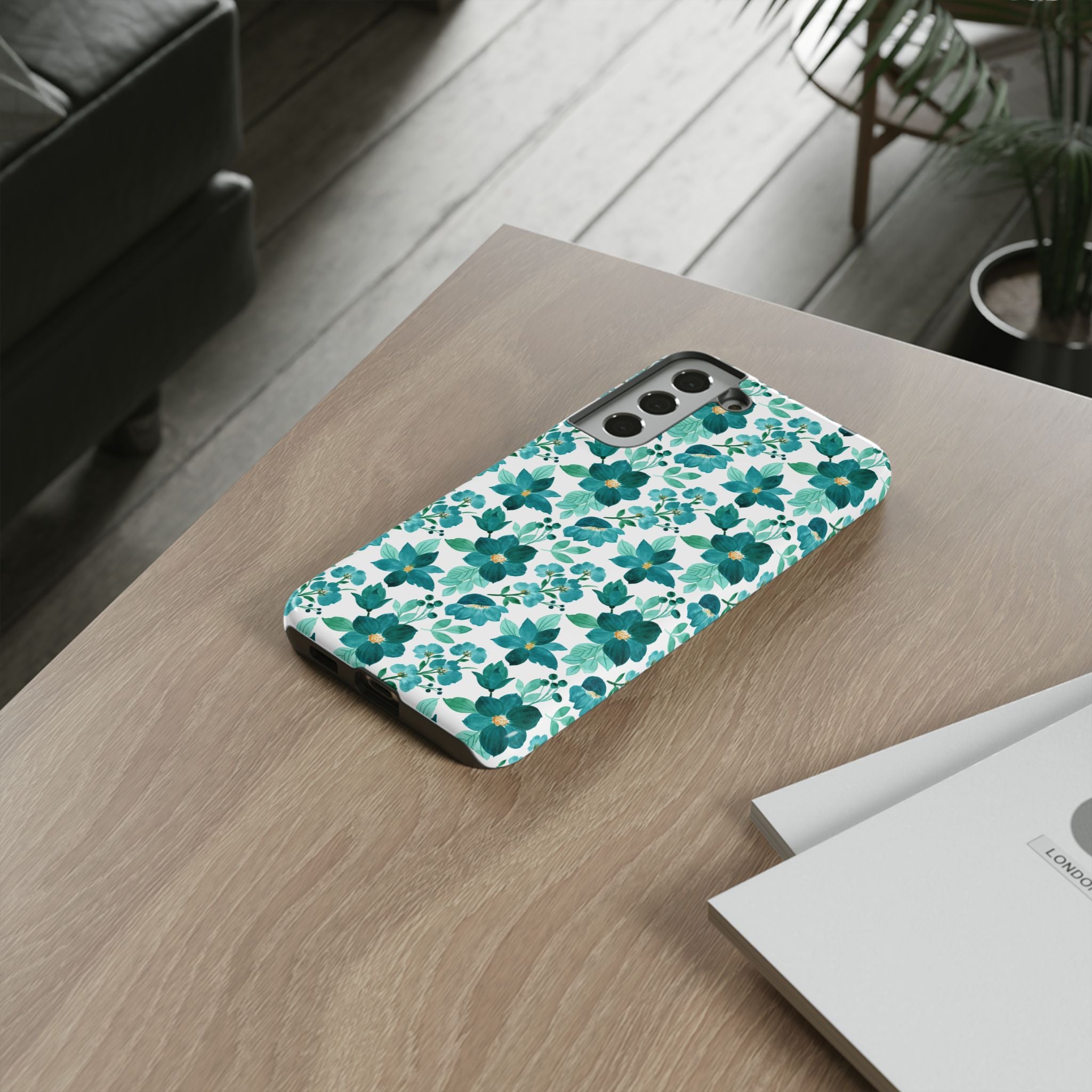 Emerald Blooms Phone Case