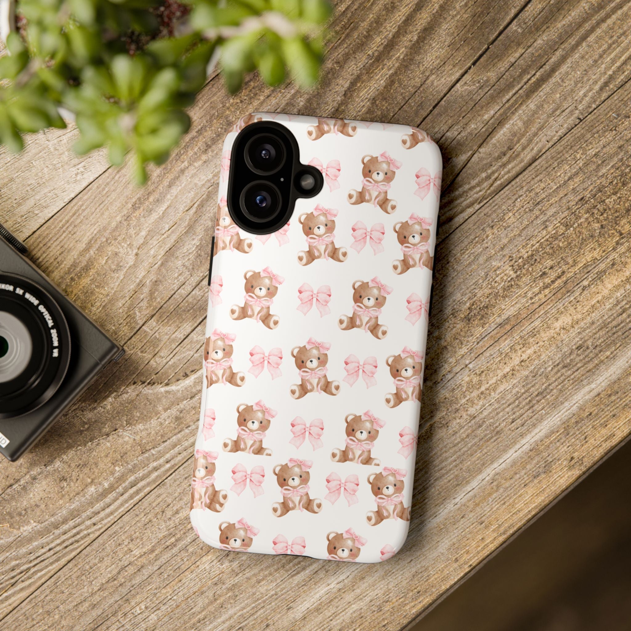 Pink Teddy Phone Case