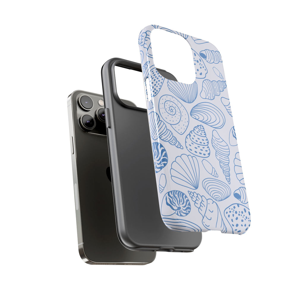 Coastal Blue Shells Phone Case