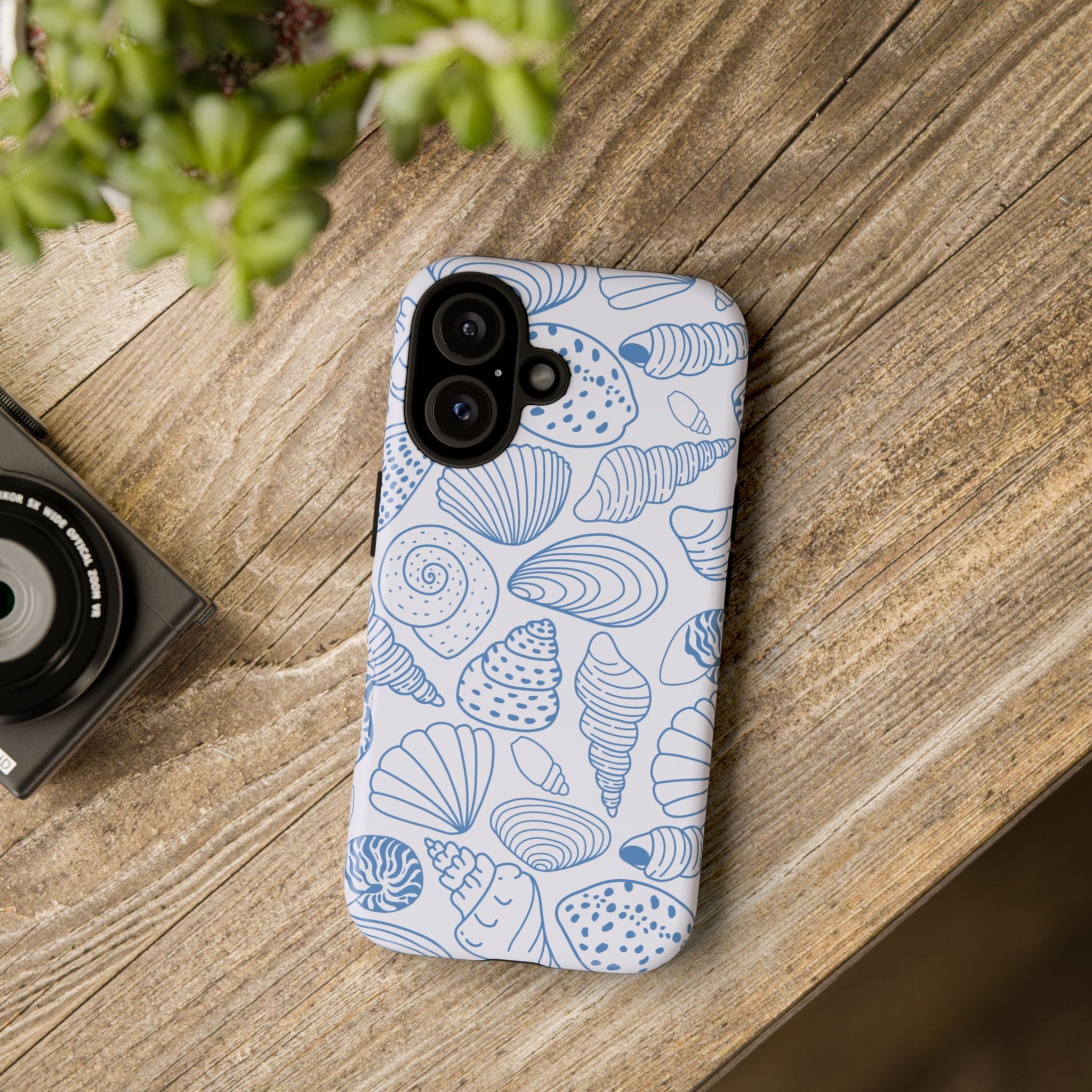 Coastal Blue Shells Phone Case