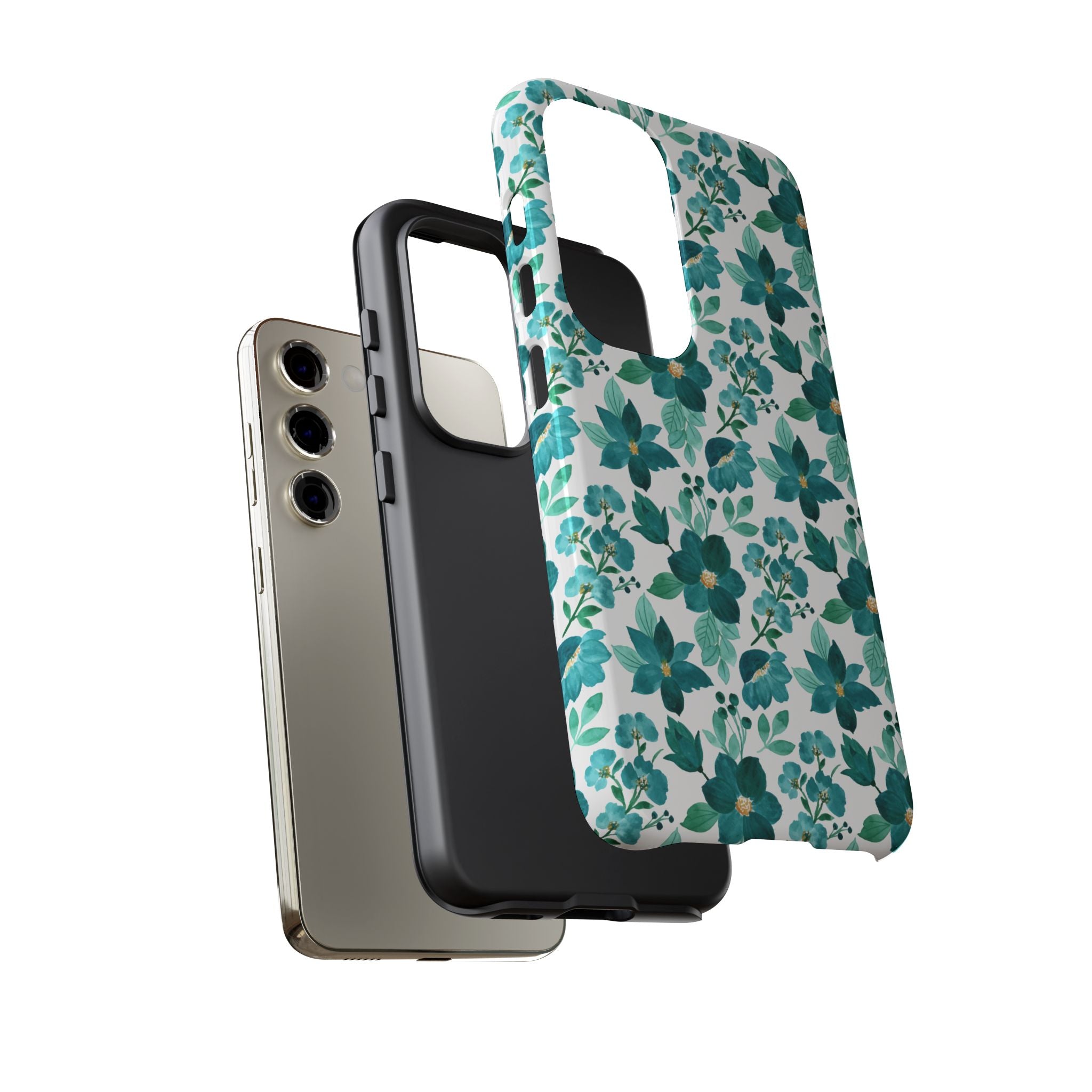 Emerald Blooms Phone Case
