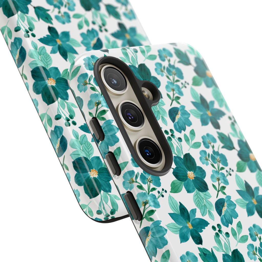 Emerald Blooms Phone Case