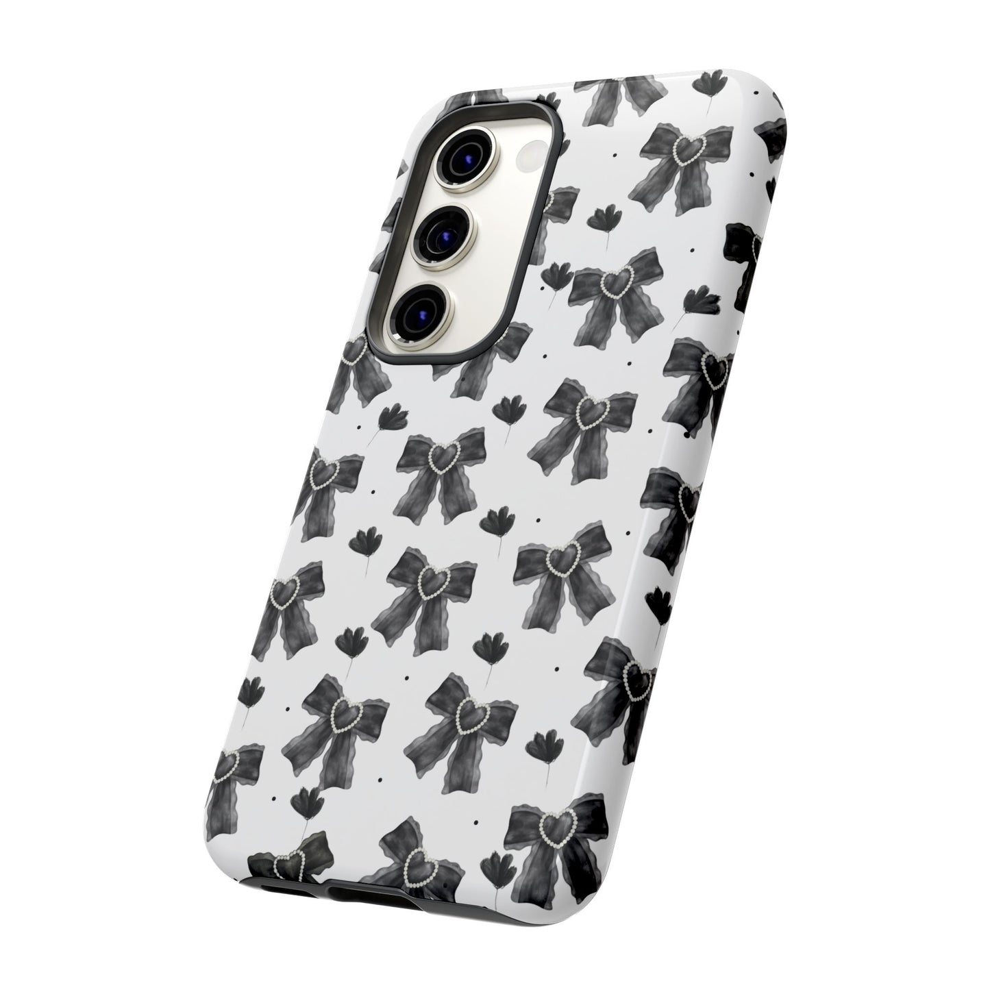 Midnight Bows Phone Case