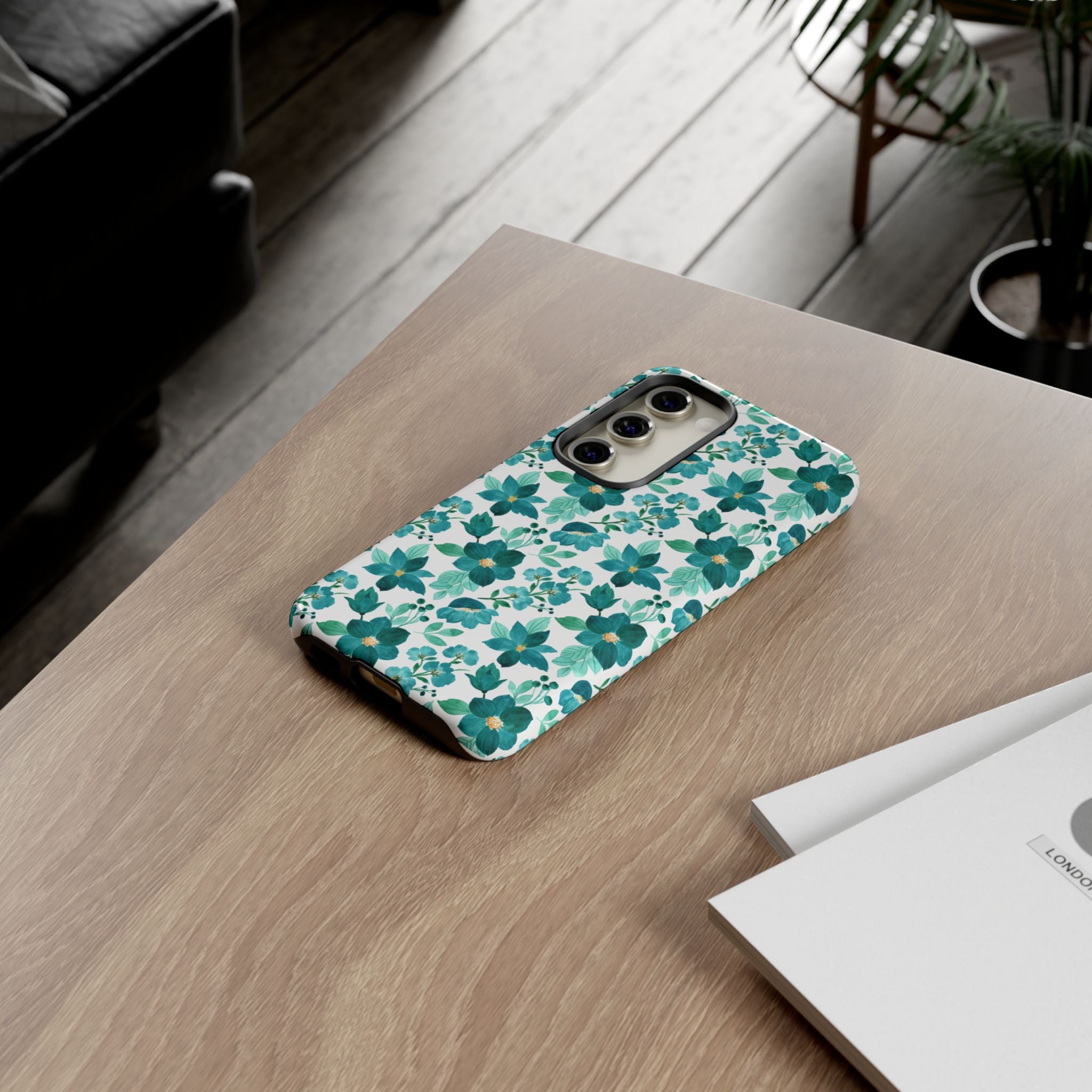 Emerald Blooms Phone Case