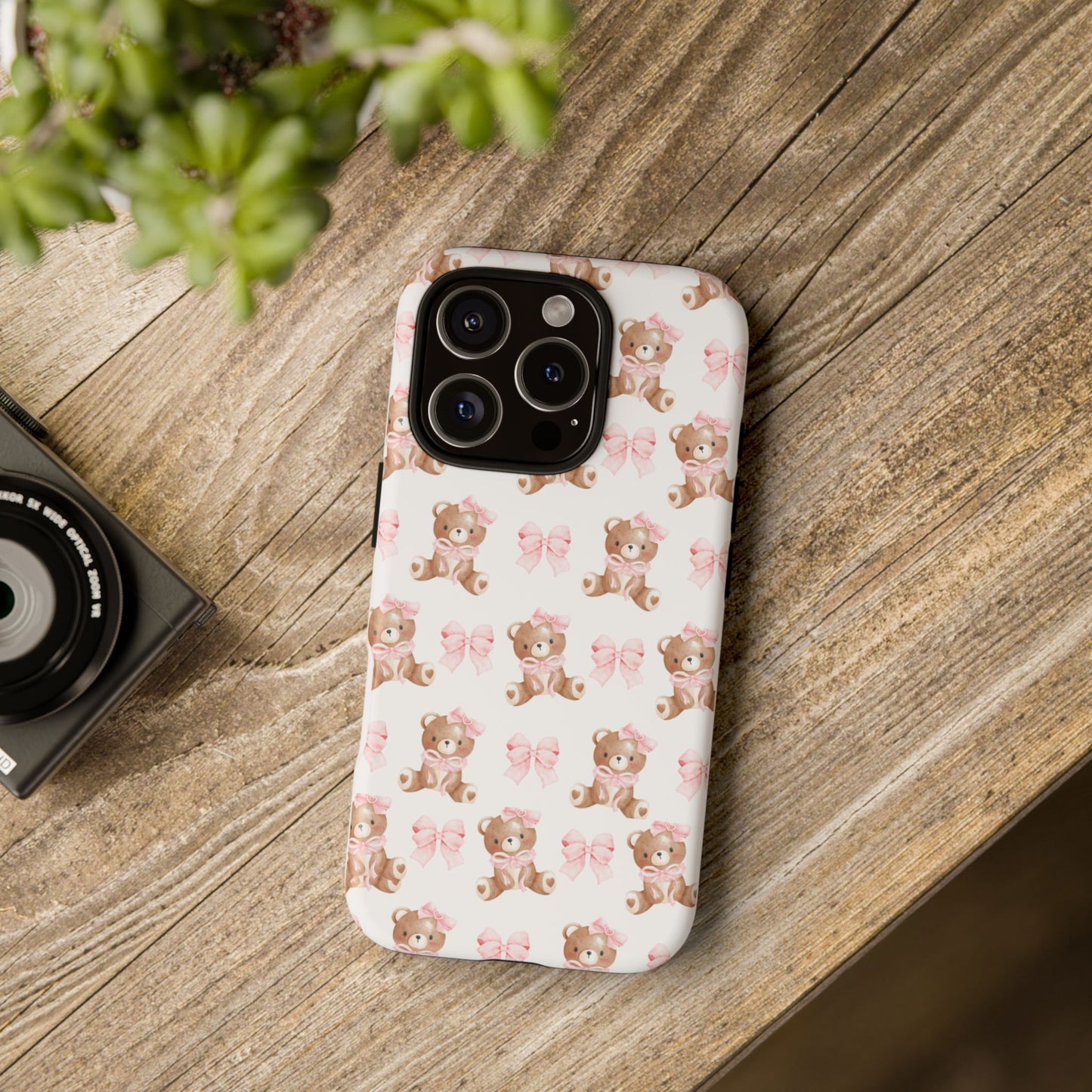 Pink Teddy Phone Case