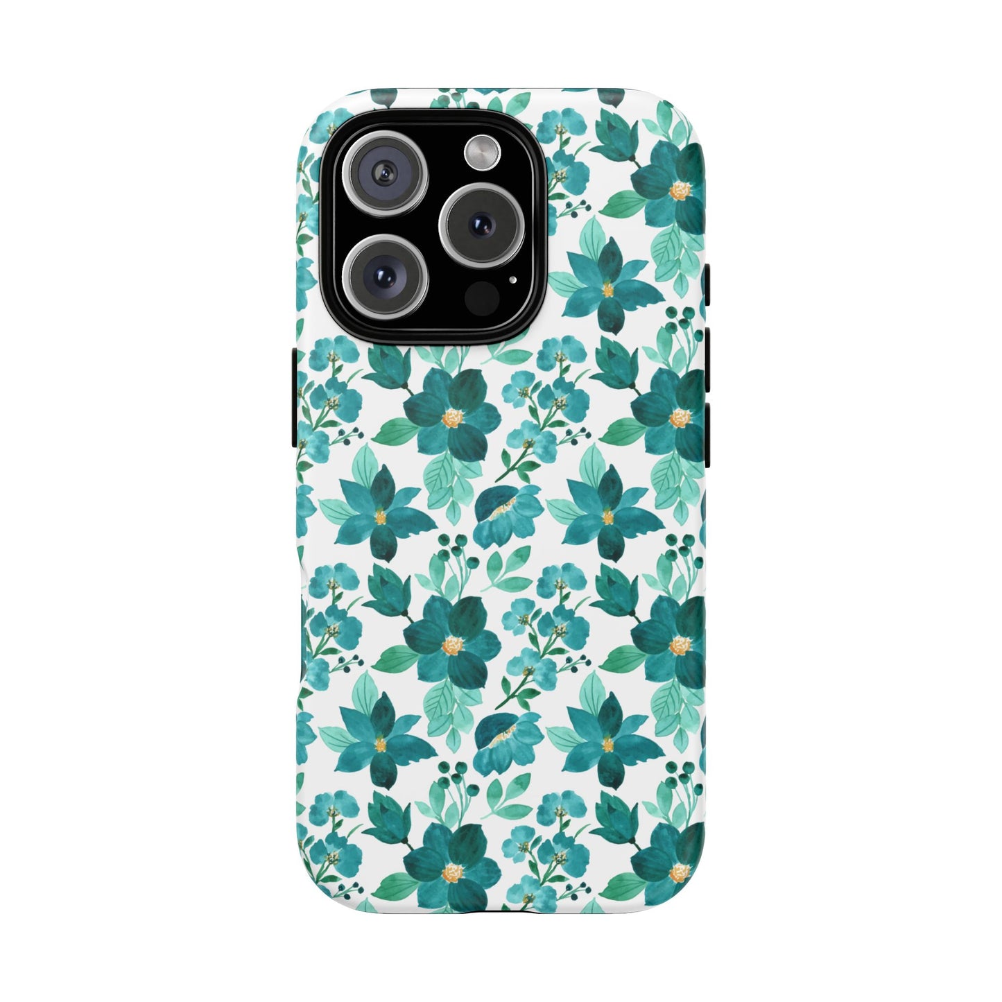 Emerald Blooms Phone Case