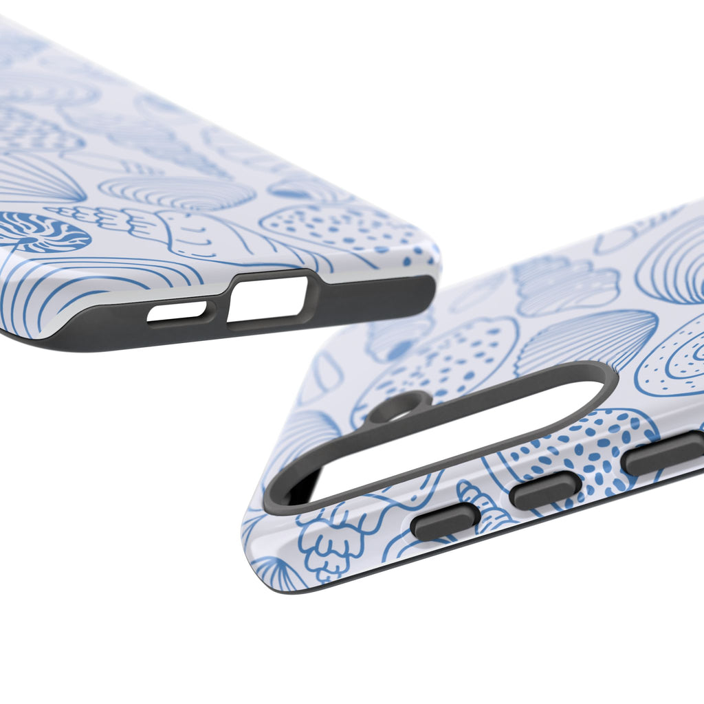Coastal Blue Shells Phone Case