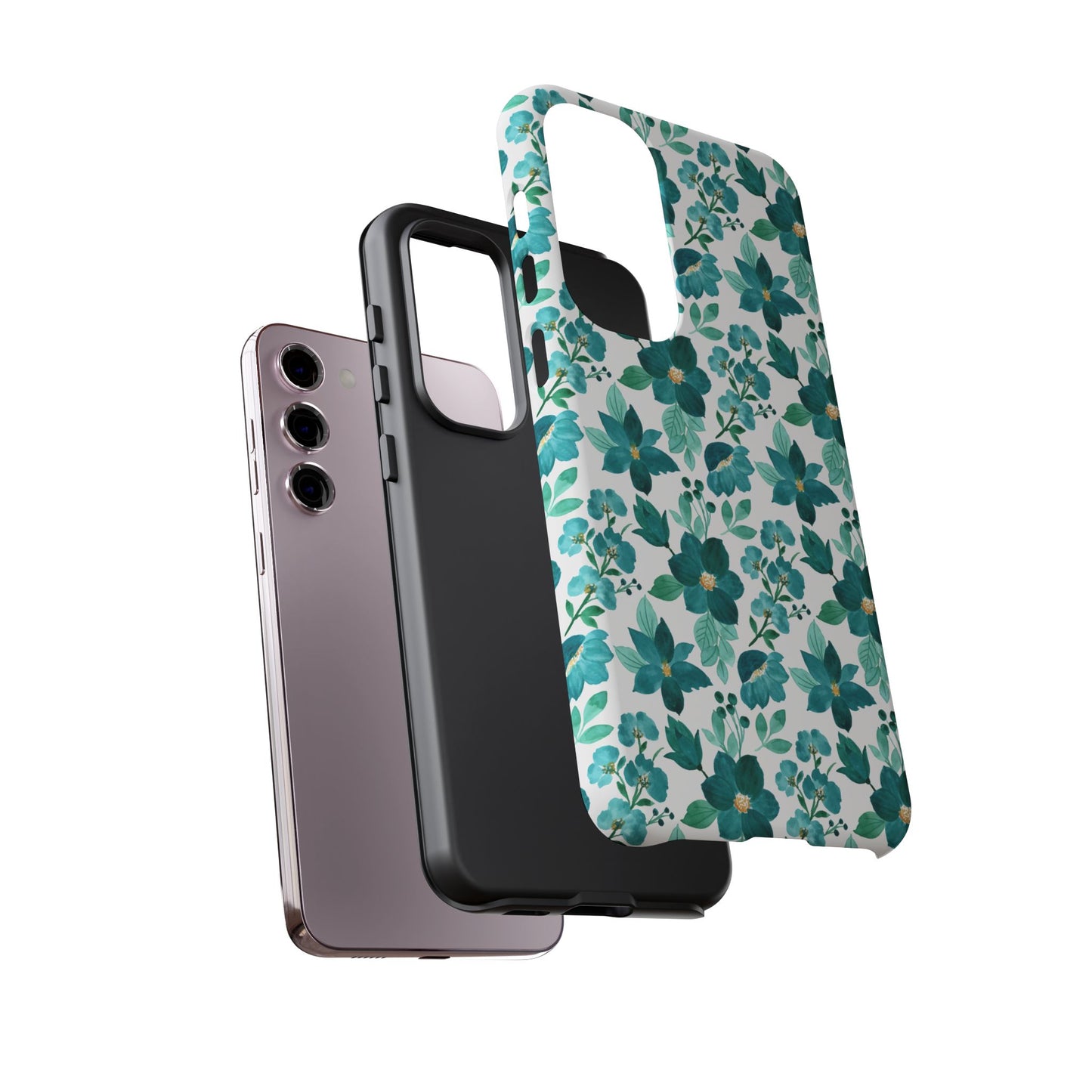 Emerald Blooms Phone Case