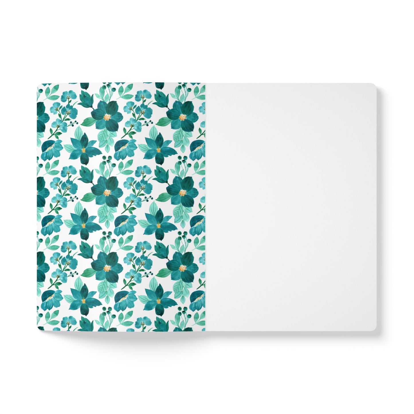 Emerald Blooms Softcover Journal