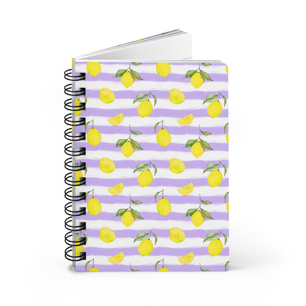 Lilac & Lemons Spiral Notebook