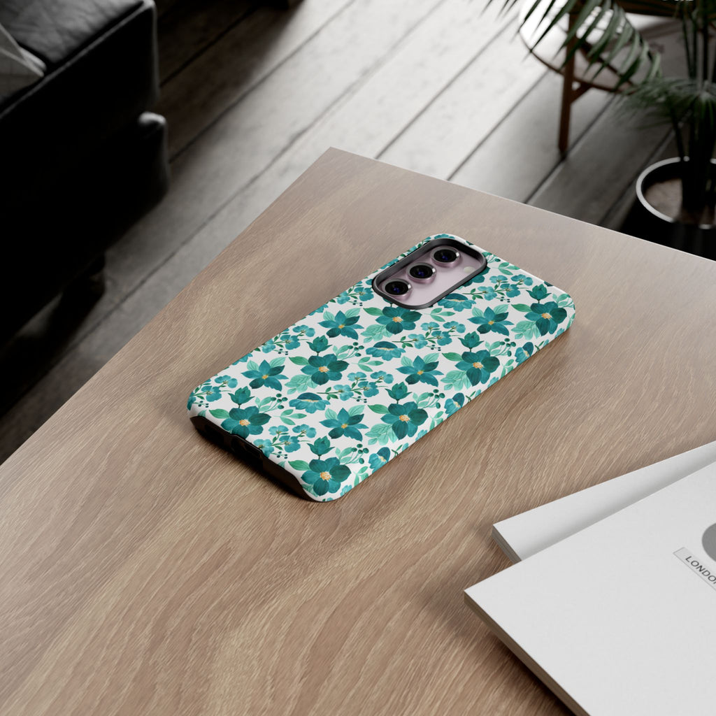 Emerald Blooms Phone Case