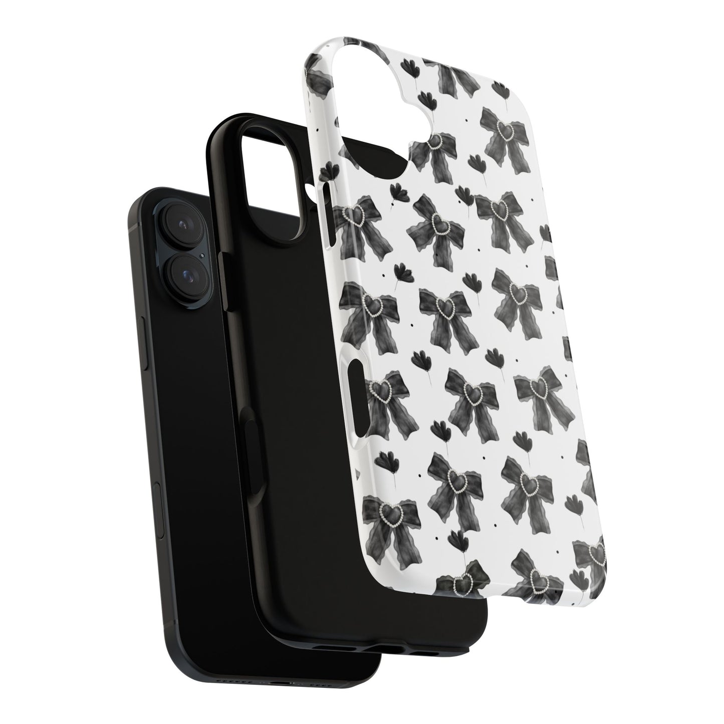 Midnight Bows Phone Case