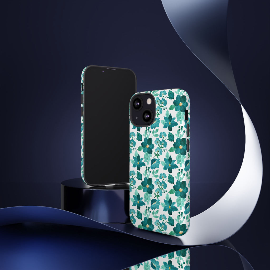 Emerald Blooms Phone Case