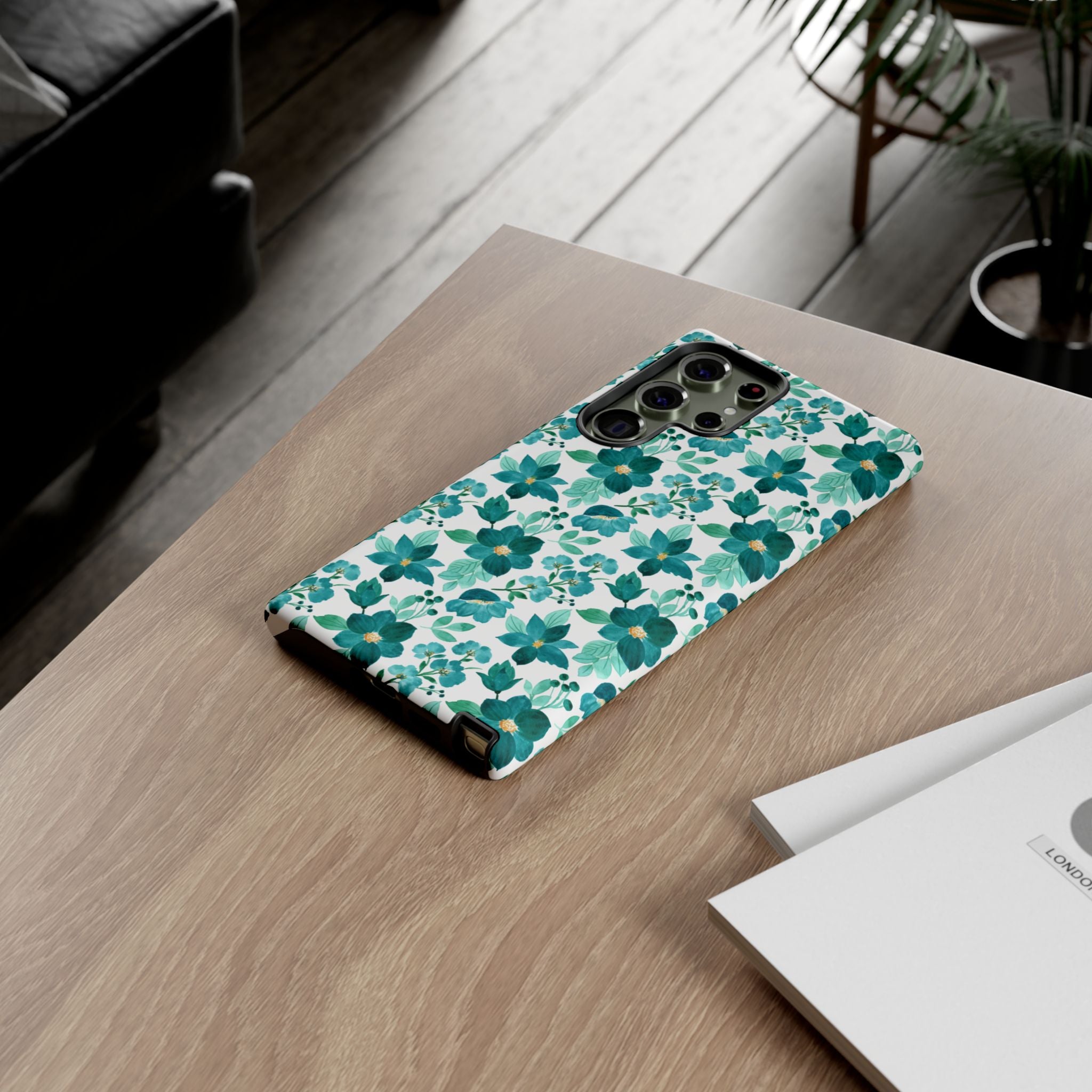 Emerald Blooms Phone Case