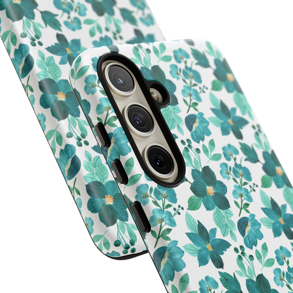 Emerald Blooms Phone Case