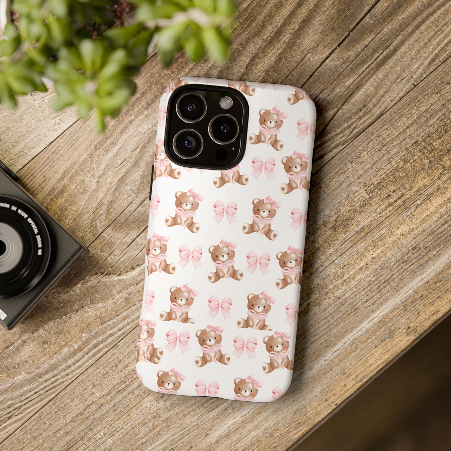 Pink Teddy Phone Case