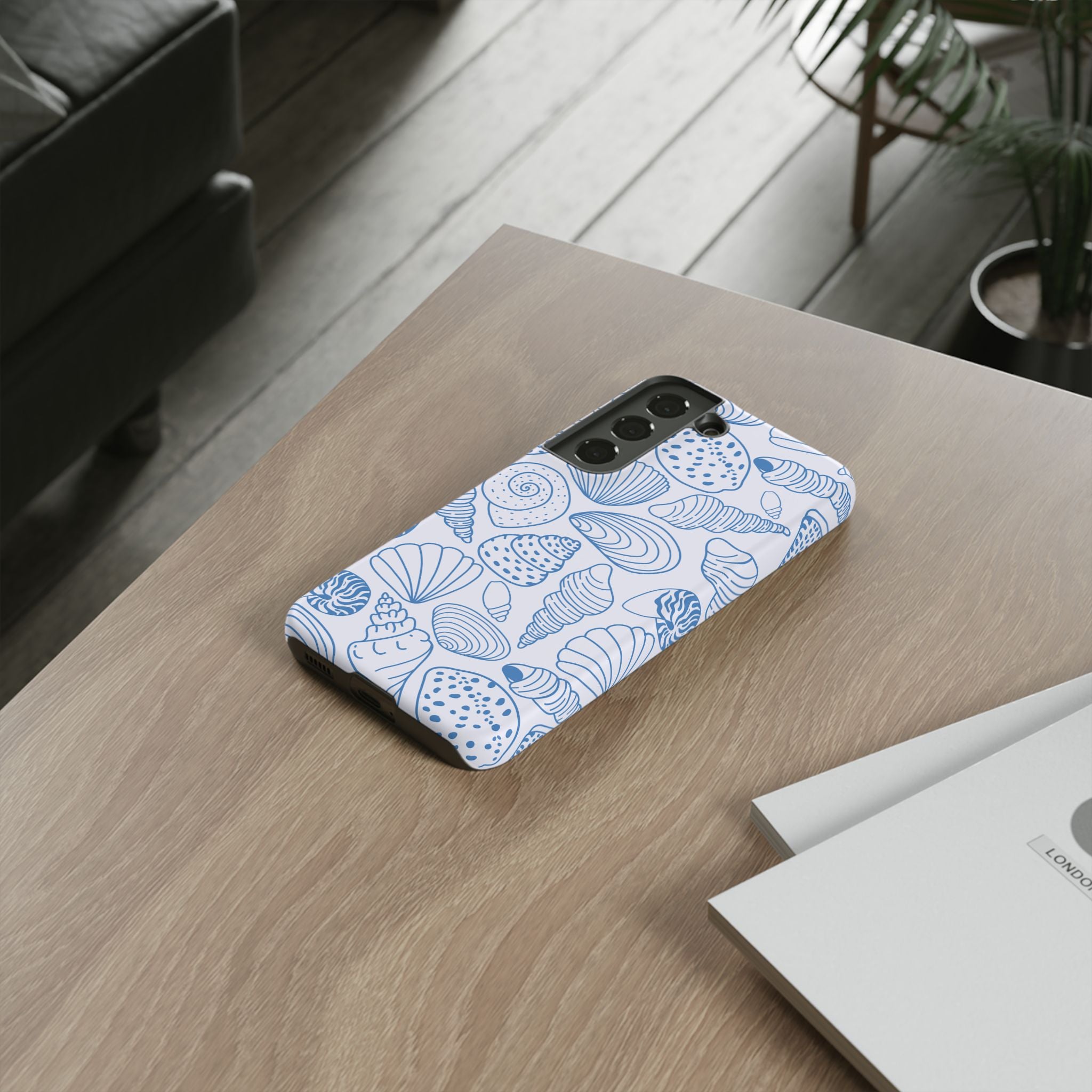 Coastal Blue Shells Phone Case