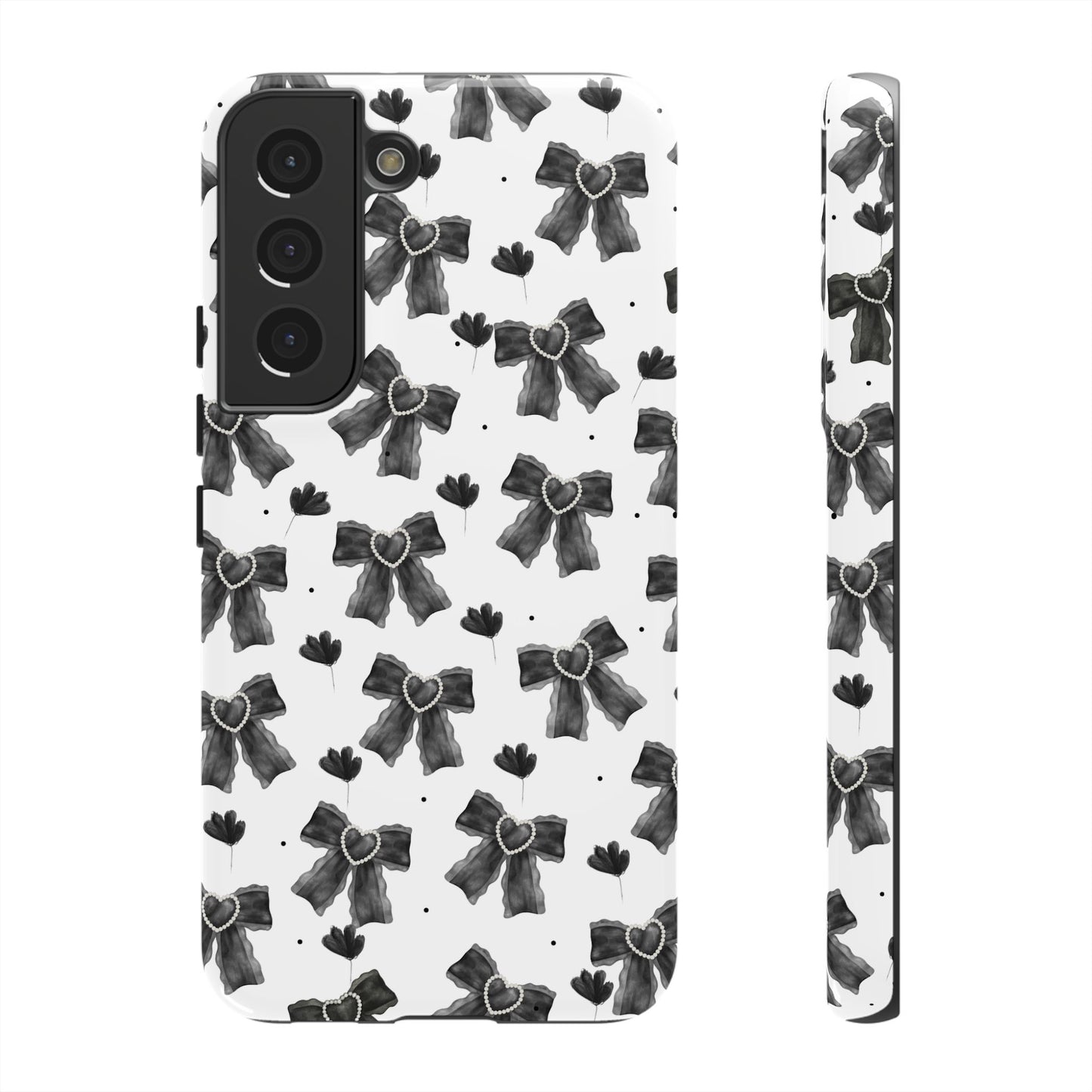 Midnight Bows Phone Case