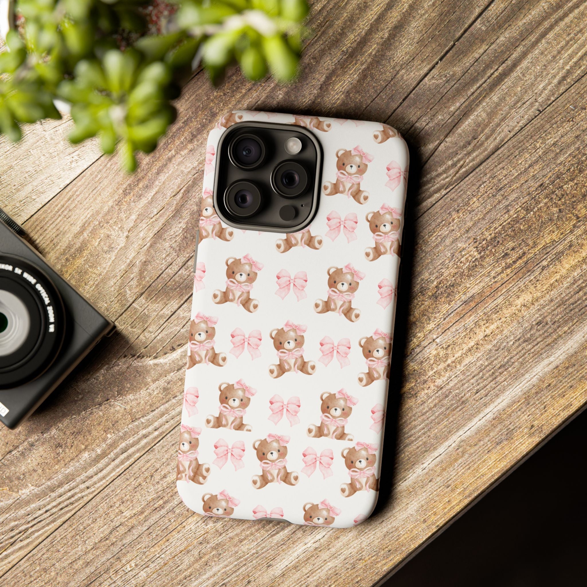 Pink Teddy Phone Case