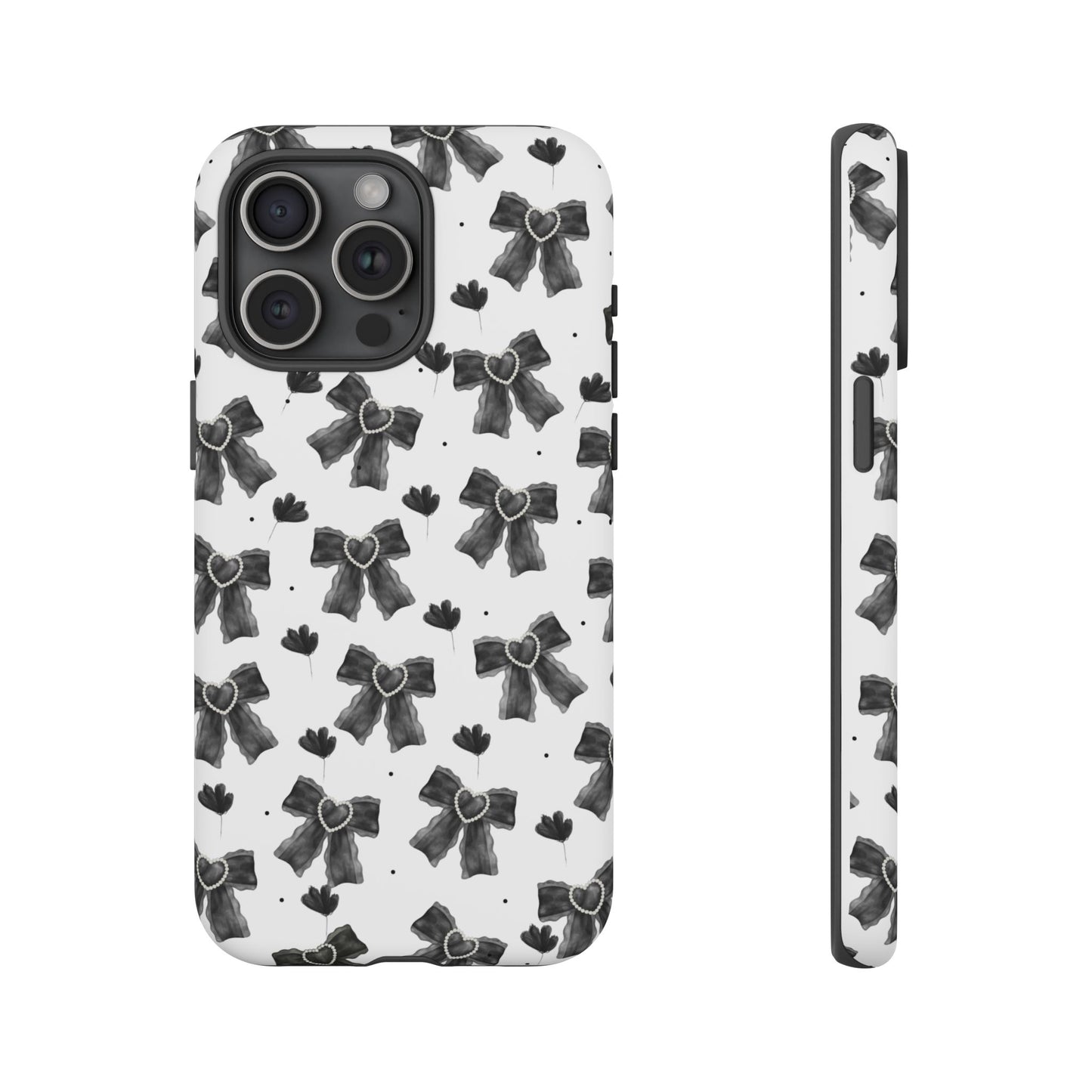 Midnight Bows Phone Case