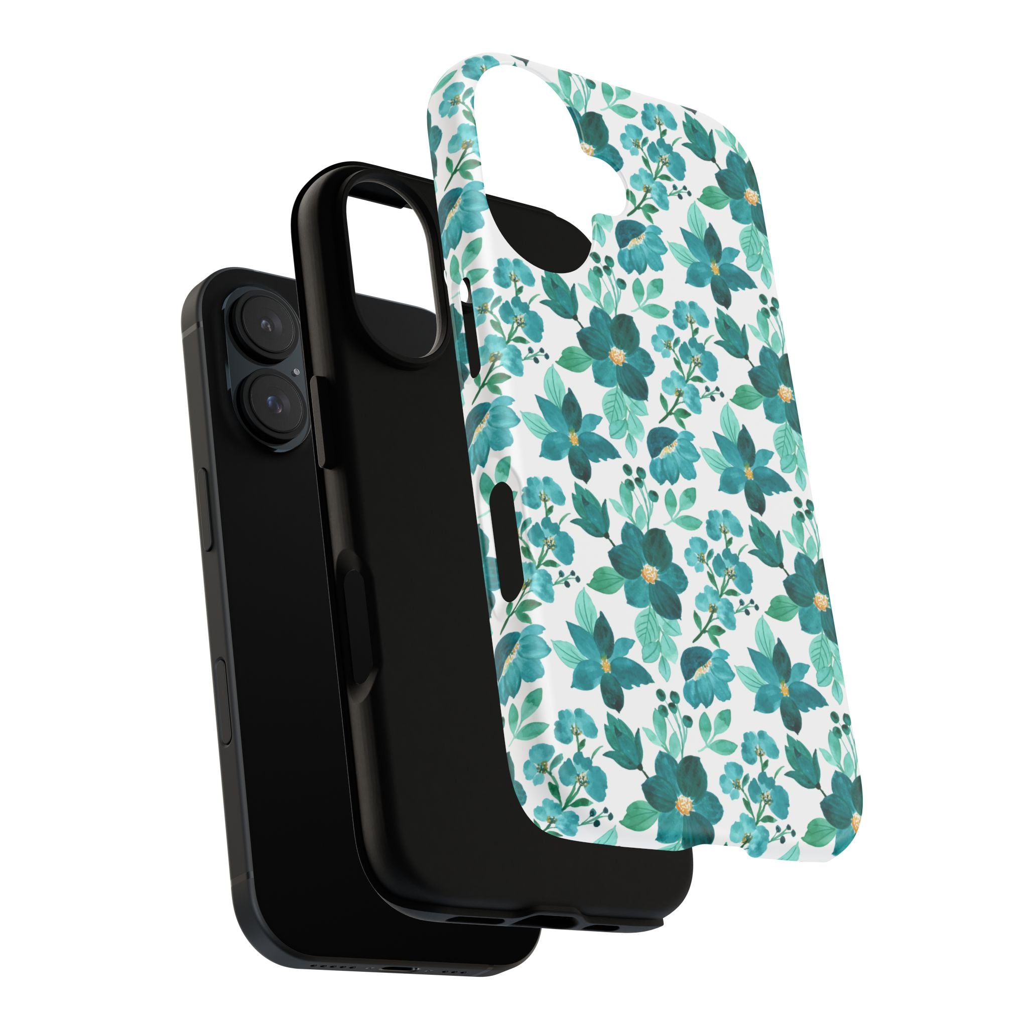 Emerald Blooms Phone Case