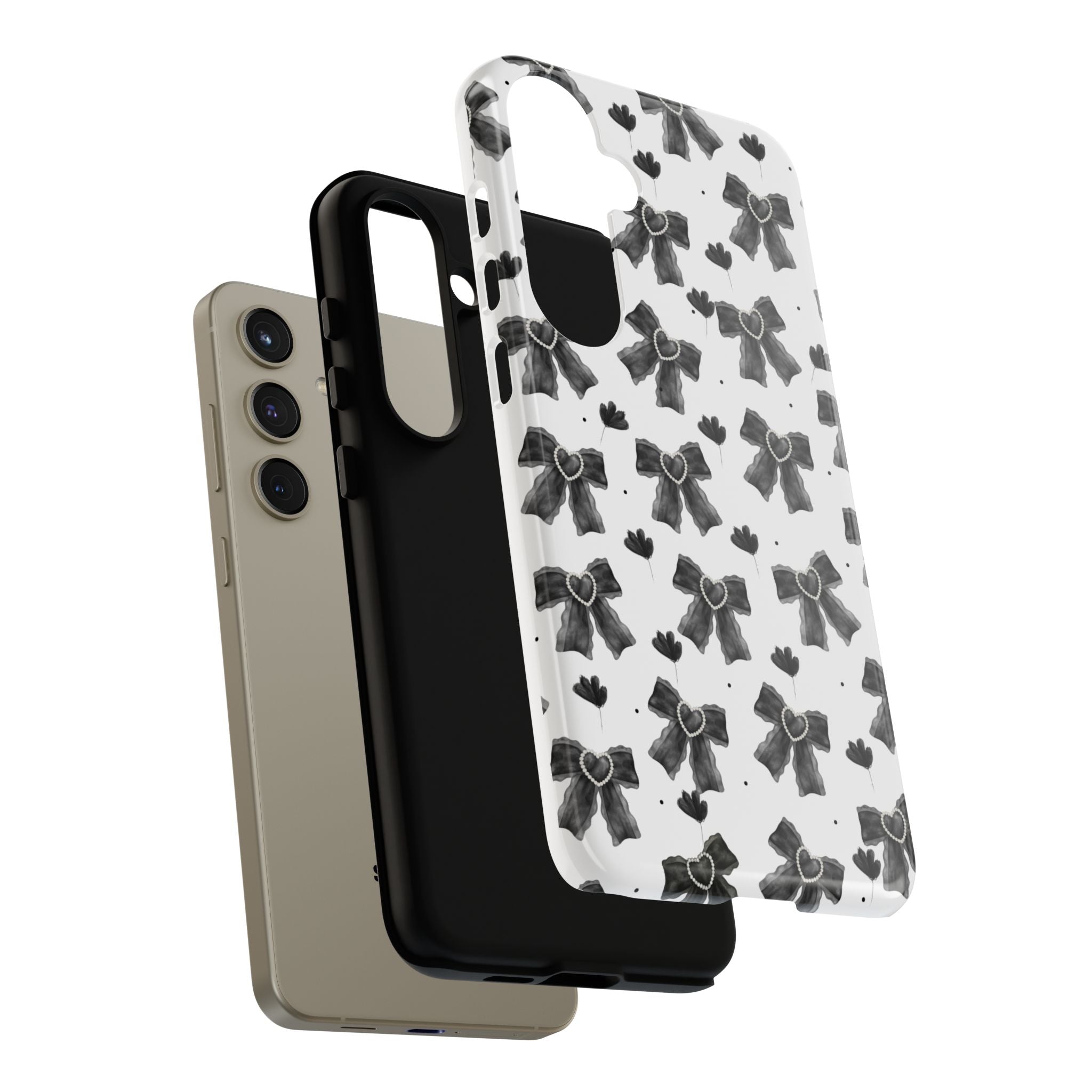 Midnight Bows Phone Case