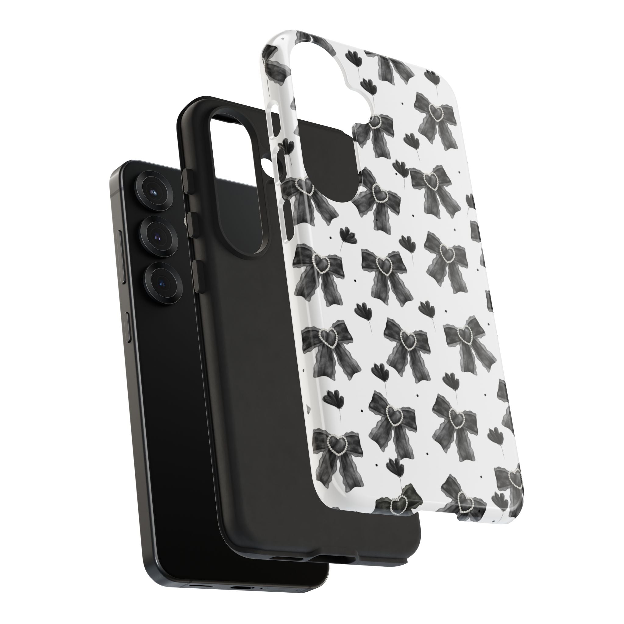 Midnight Bows Phone Case