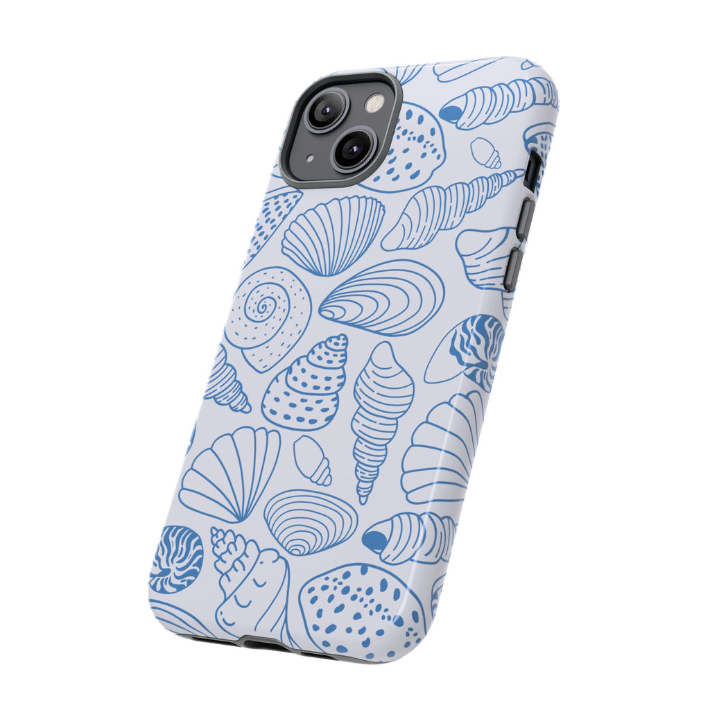 Coastal Blue Shells Phone Case