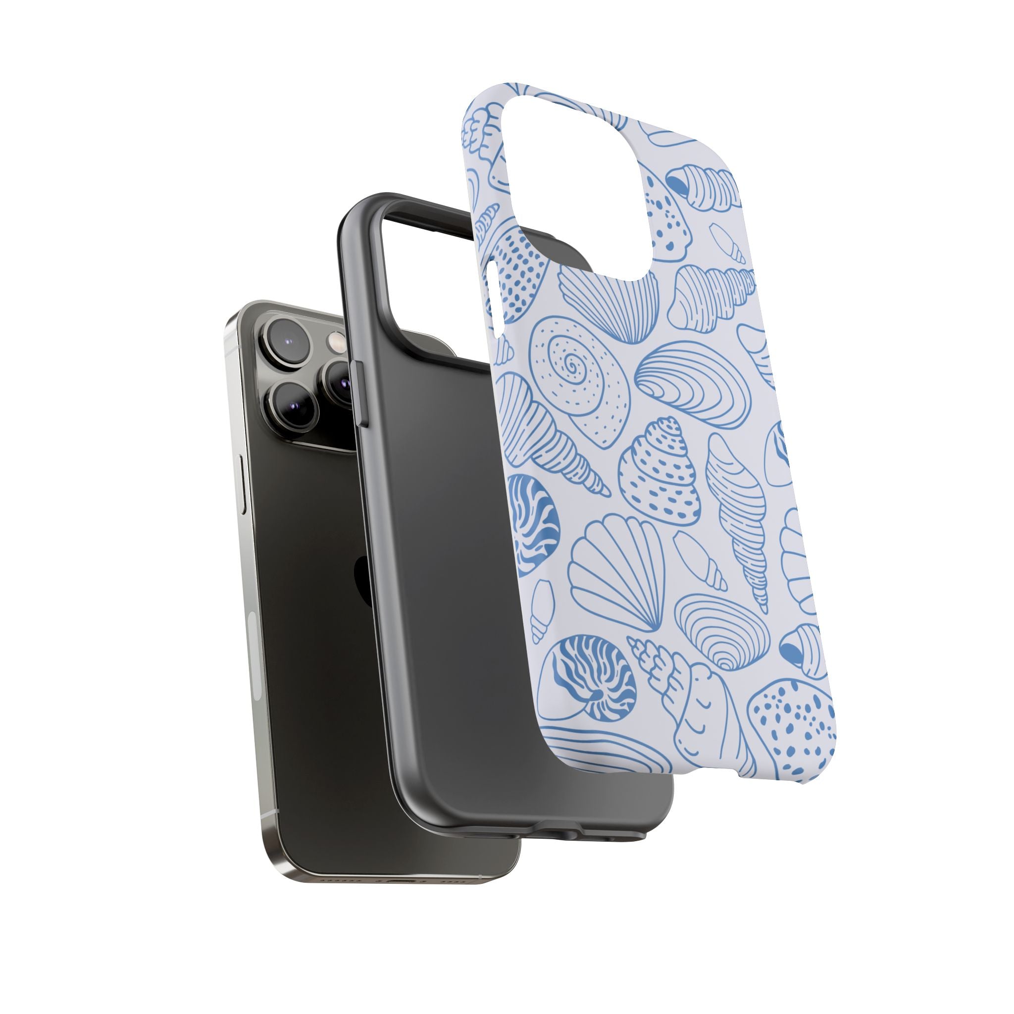 Coastal Blue Shells Phone Case