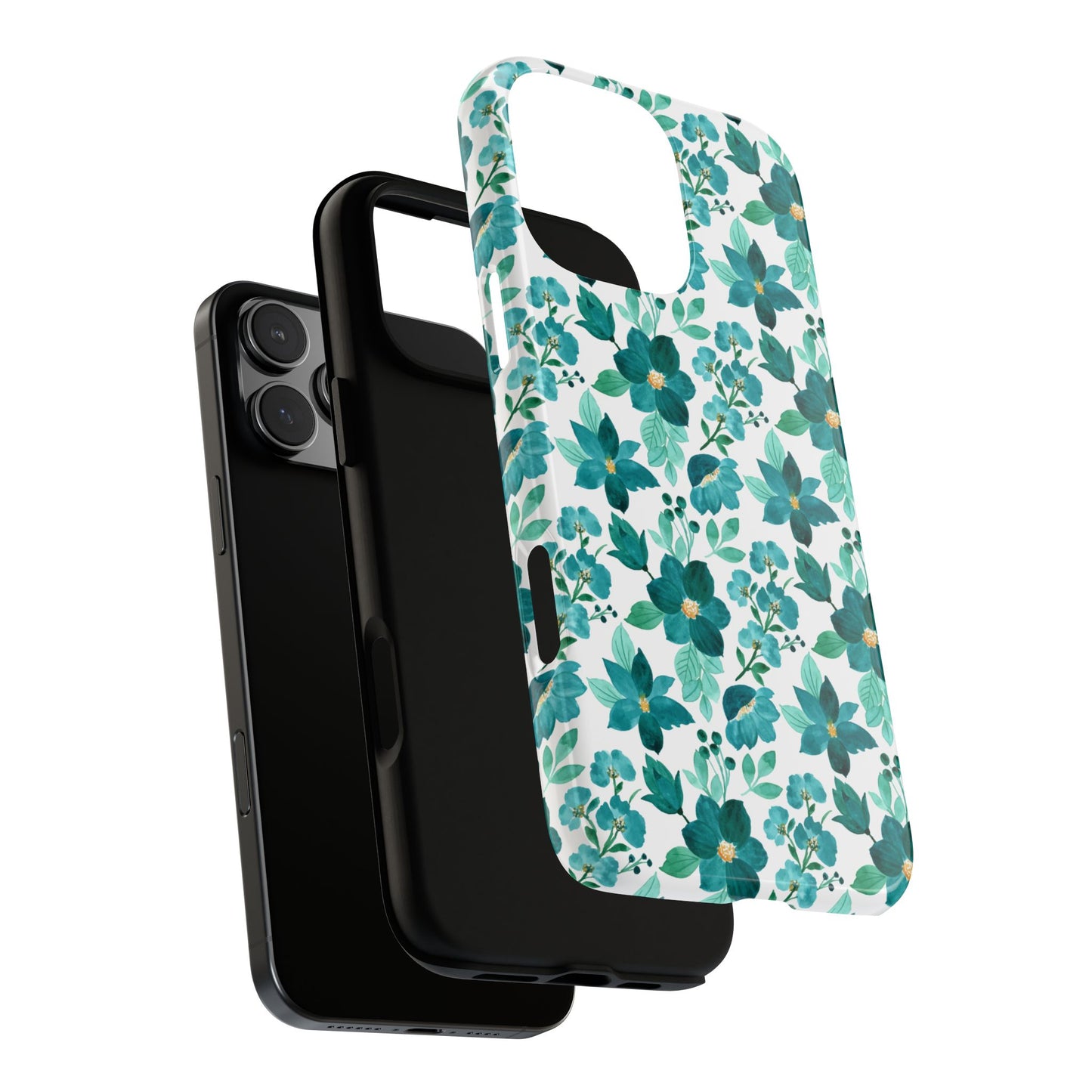 Emerald Blooms Phone Case