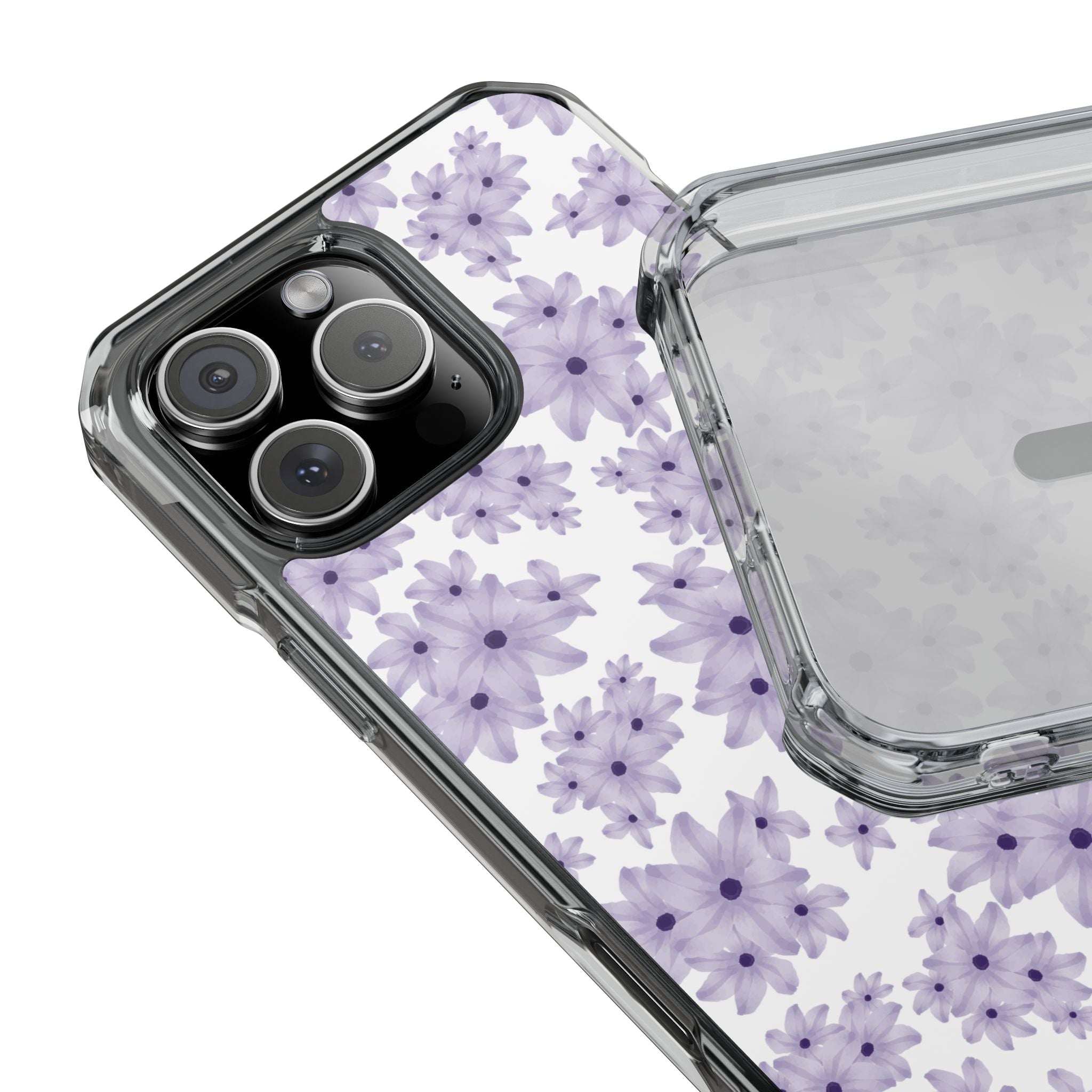 Lavendar Floral MagSafe Phone Case