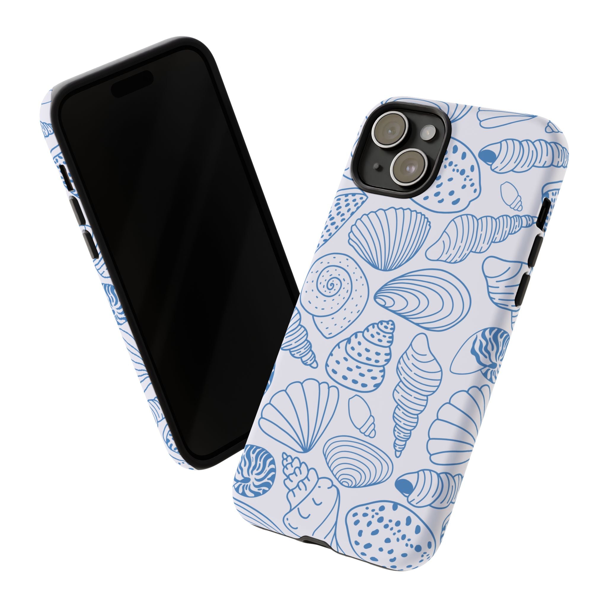 Coastal Blue Shells Phone Case