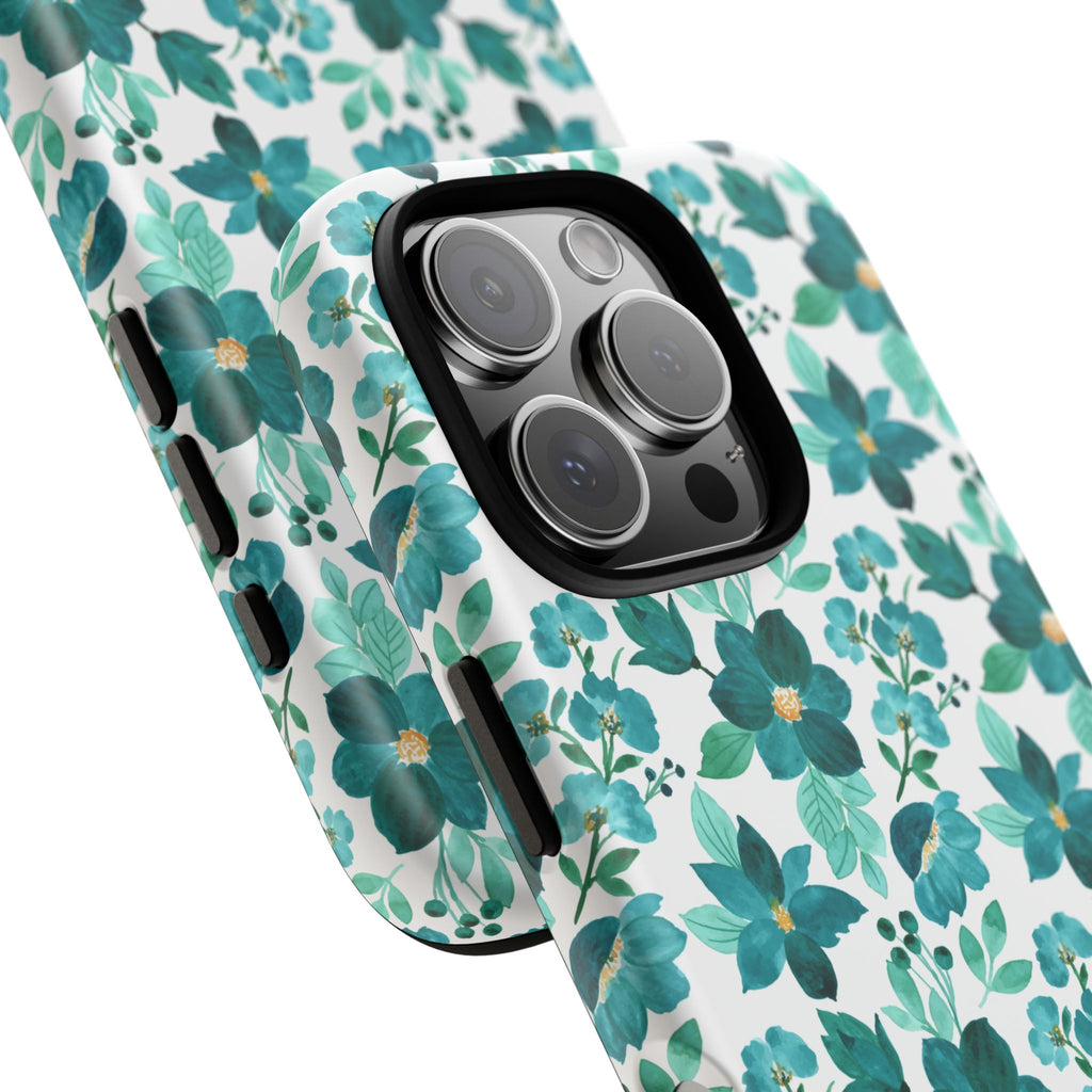 Emerald Blooms Phone Case