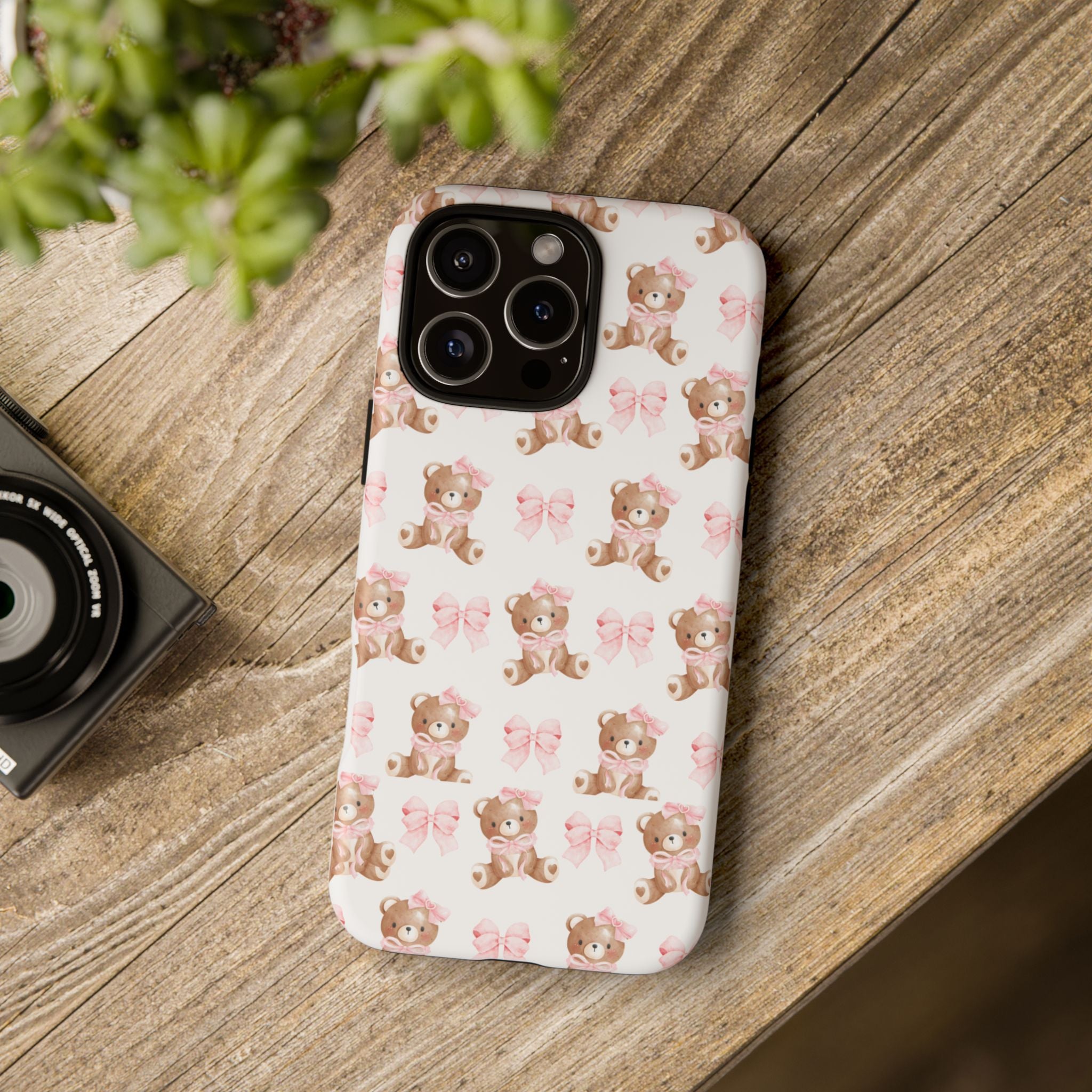 Pink Teddy Phone Case