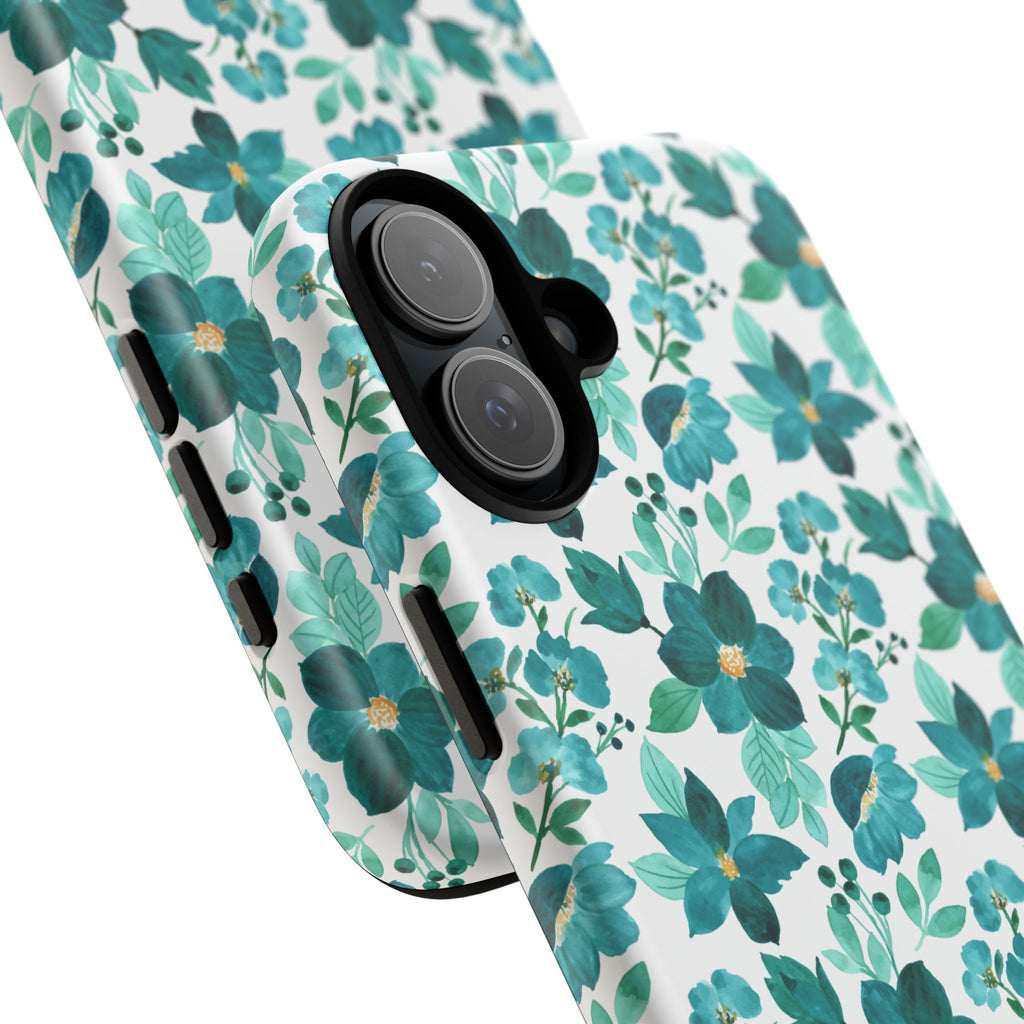 Emerald Blooms Phone Case