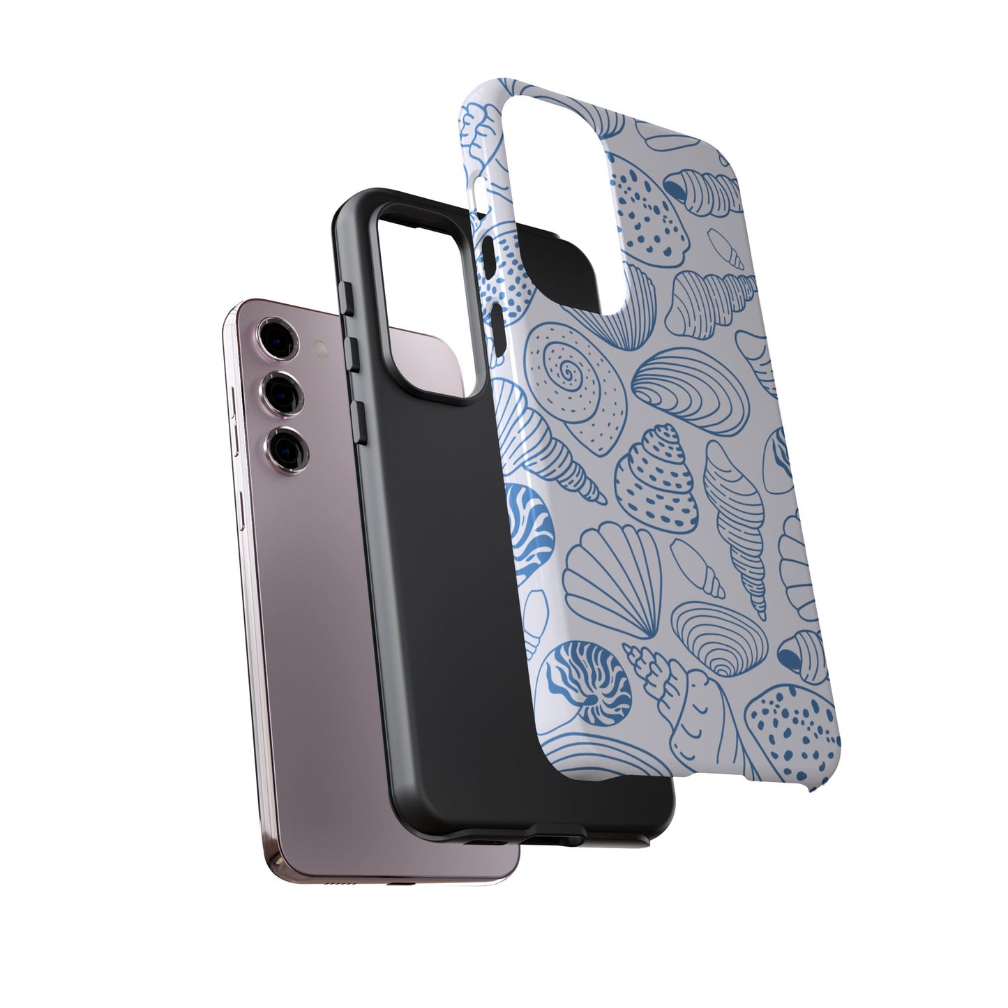 Coastal Blue Shells Phone Case