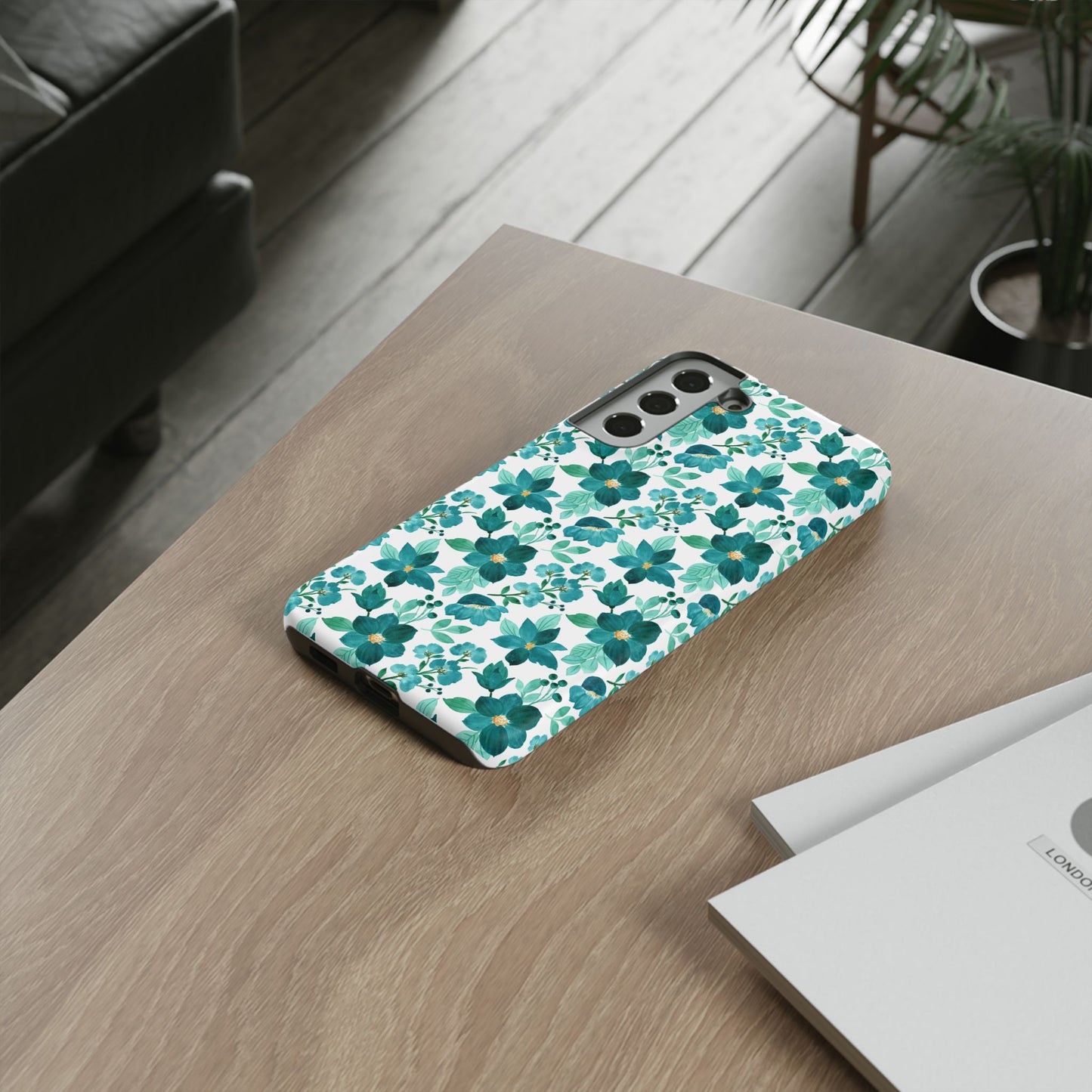 Emerald Blooms Phone Case