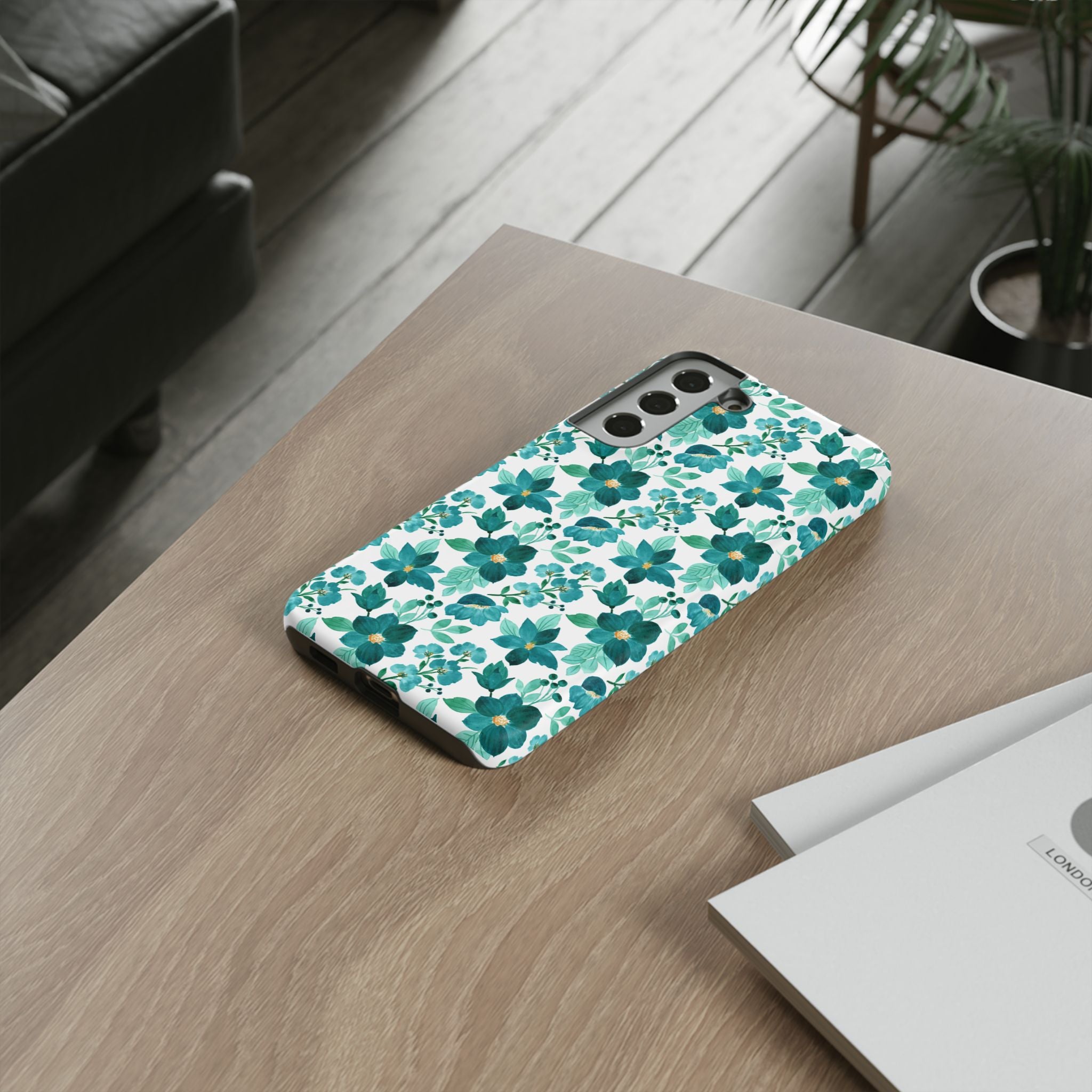 Emerald Blooms Phone Case