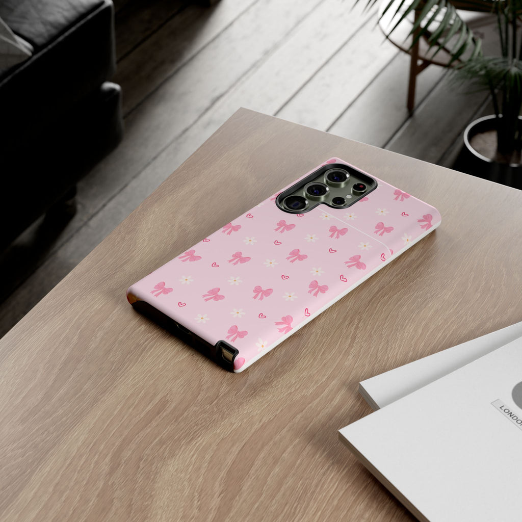 Blushing Bows Phone Case