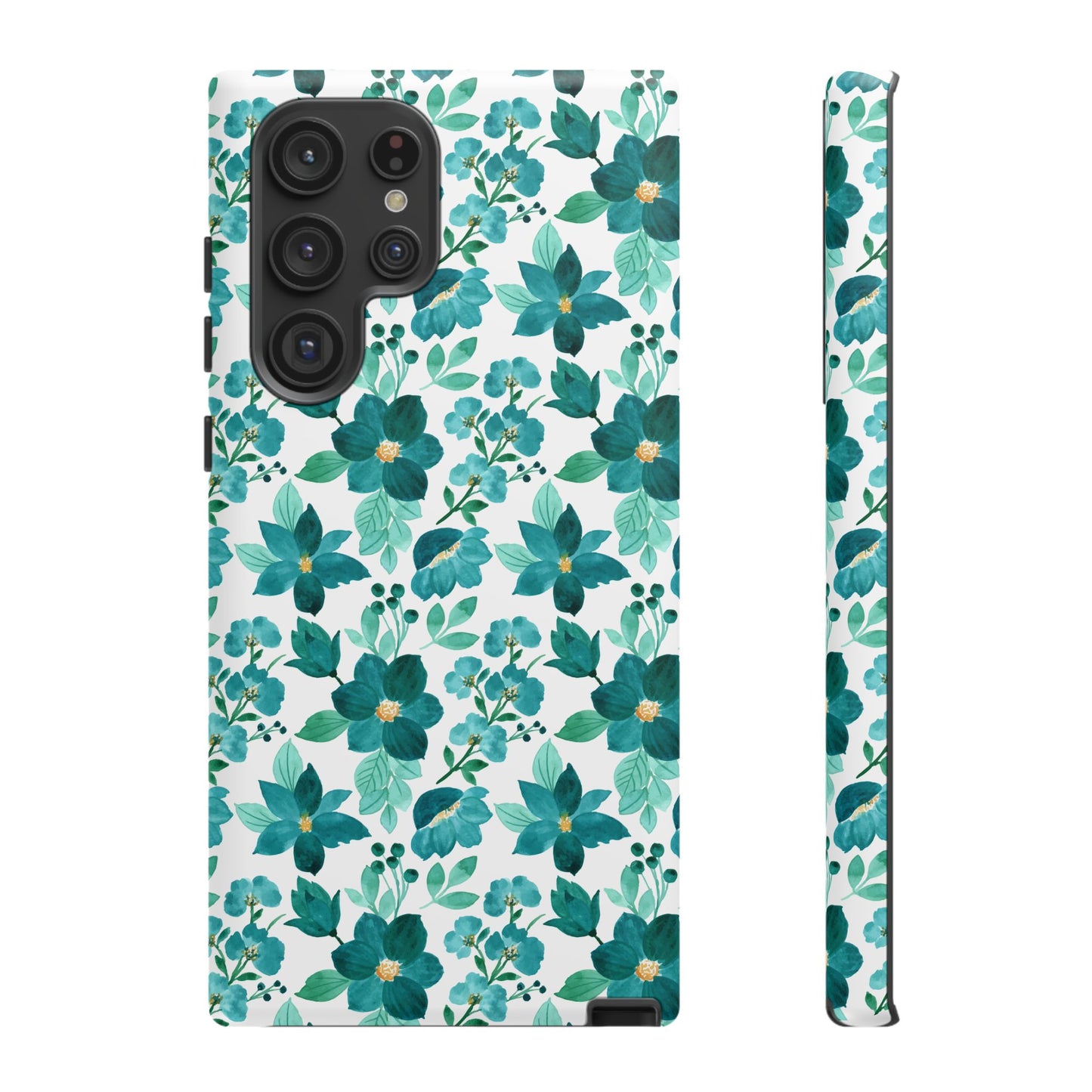 Emerald Blooms Phone Case