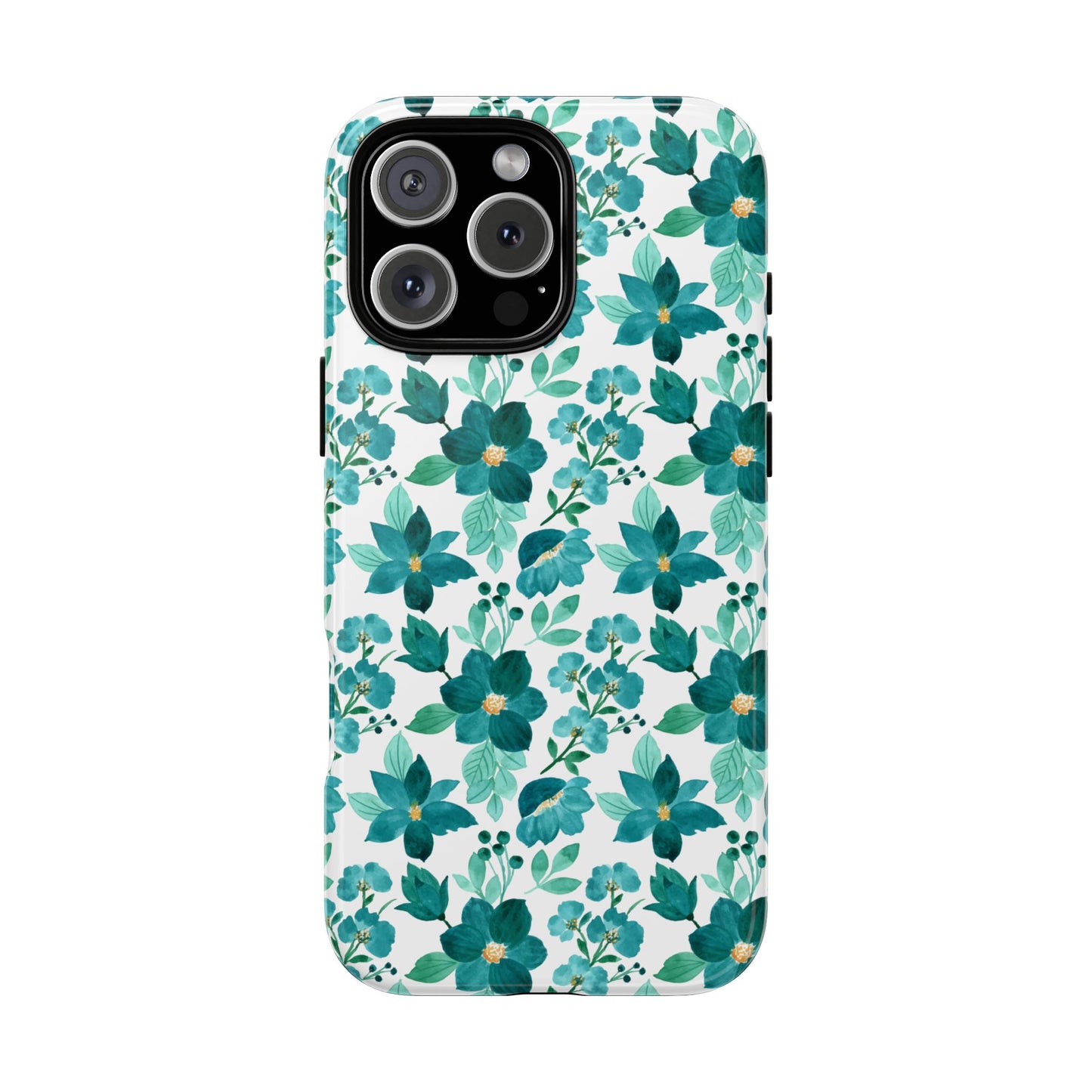 Emerald Blooms Phone Case