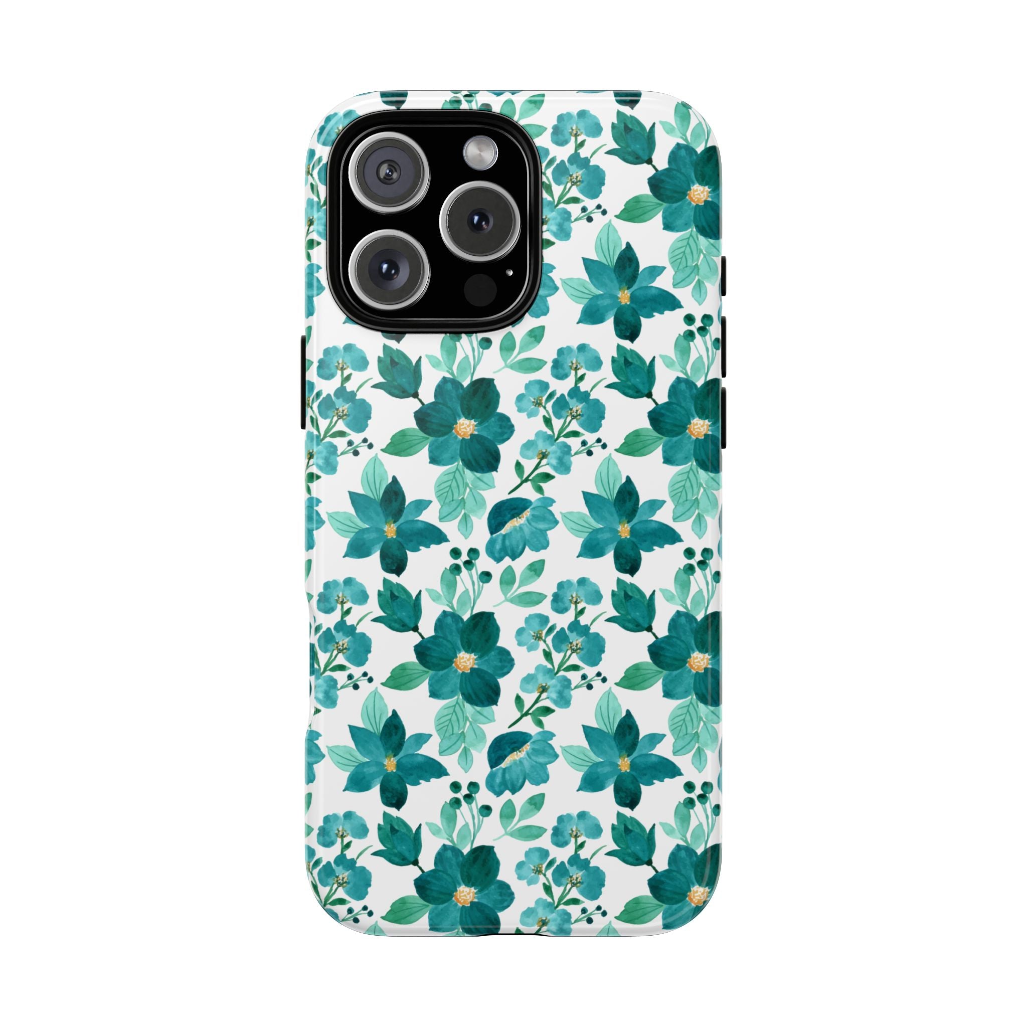 Emerald Blooms Phone Case