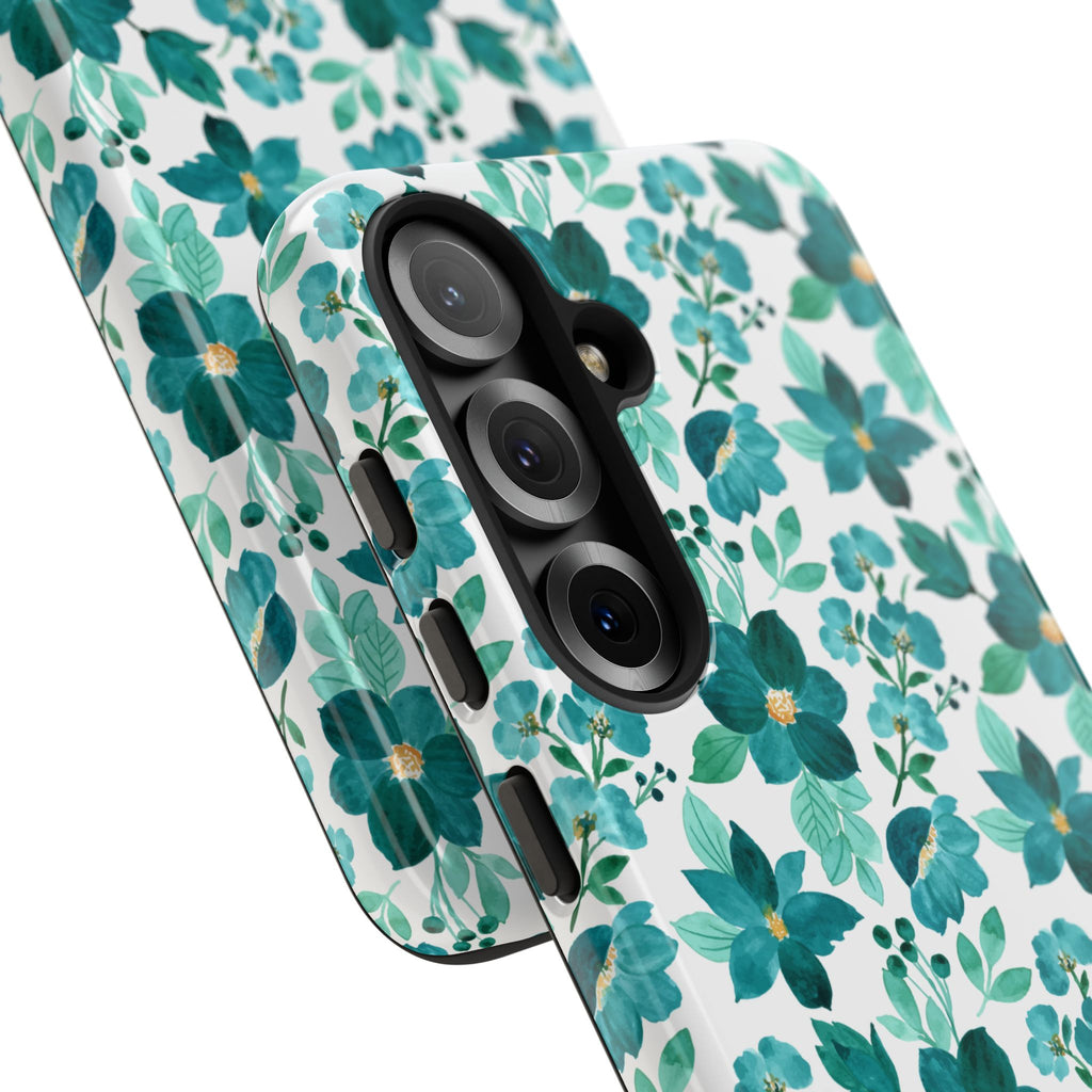 Emerald Blooms Phone Case