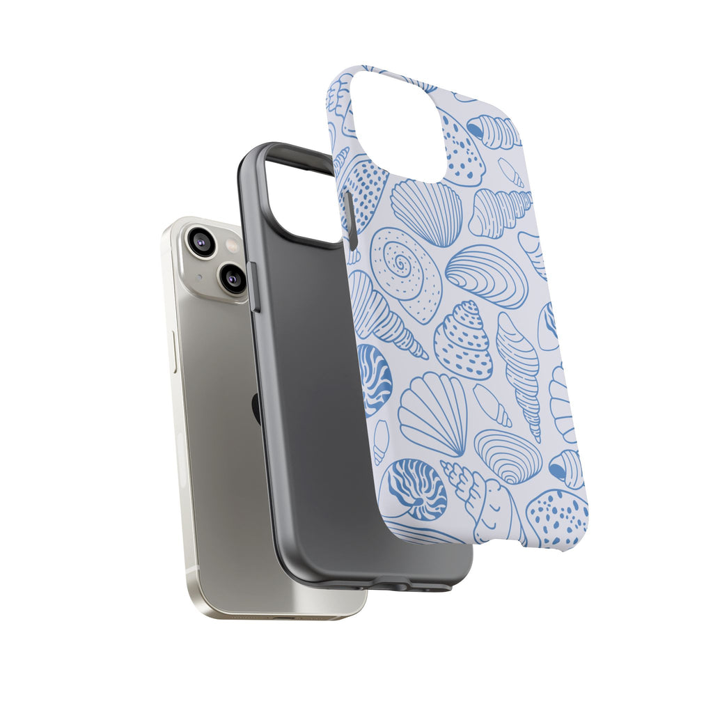 Coastal Blue Shells Phone Case