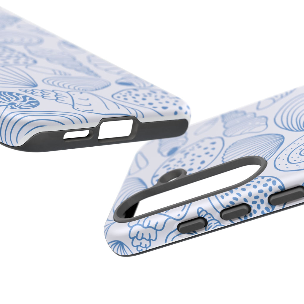 Coastal Blue Shells Phone Case