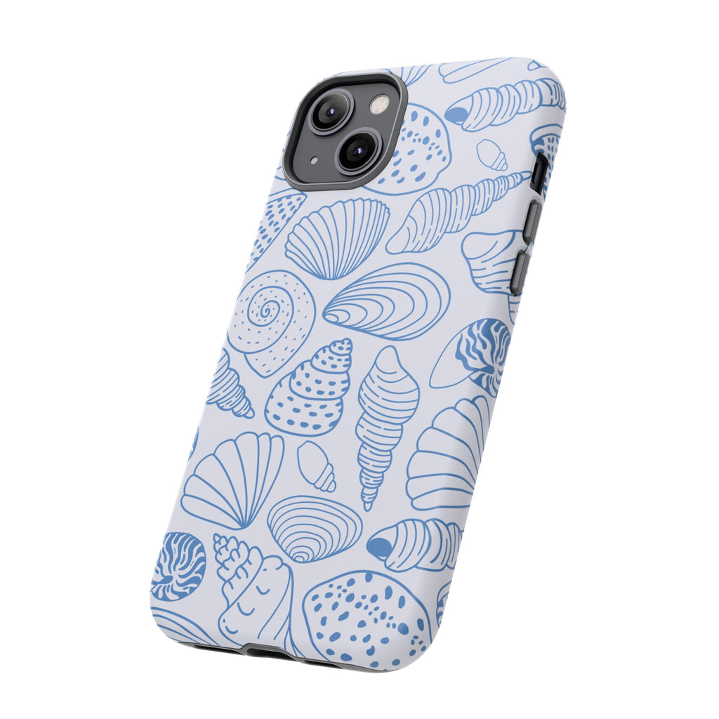 Coastal Blue Shells Phone Case