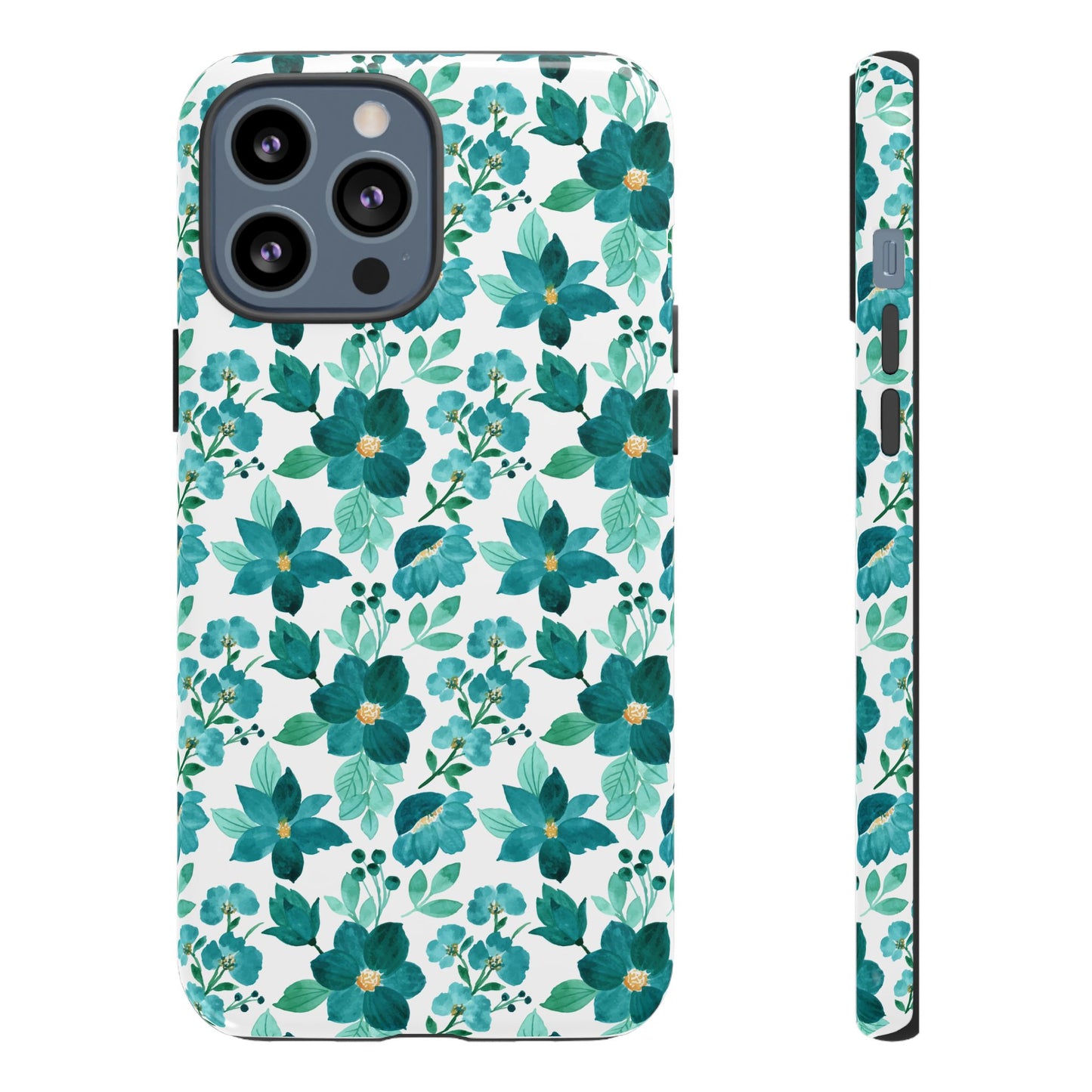 Emerald Blooms Phone Case