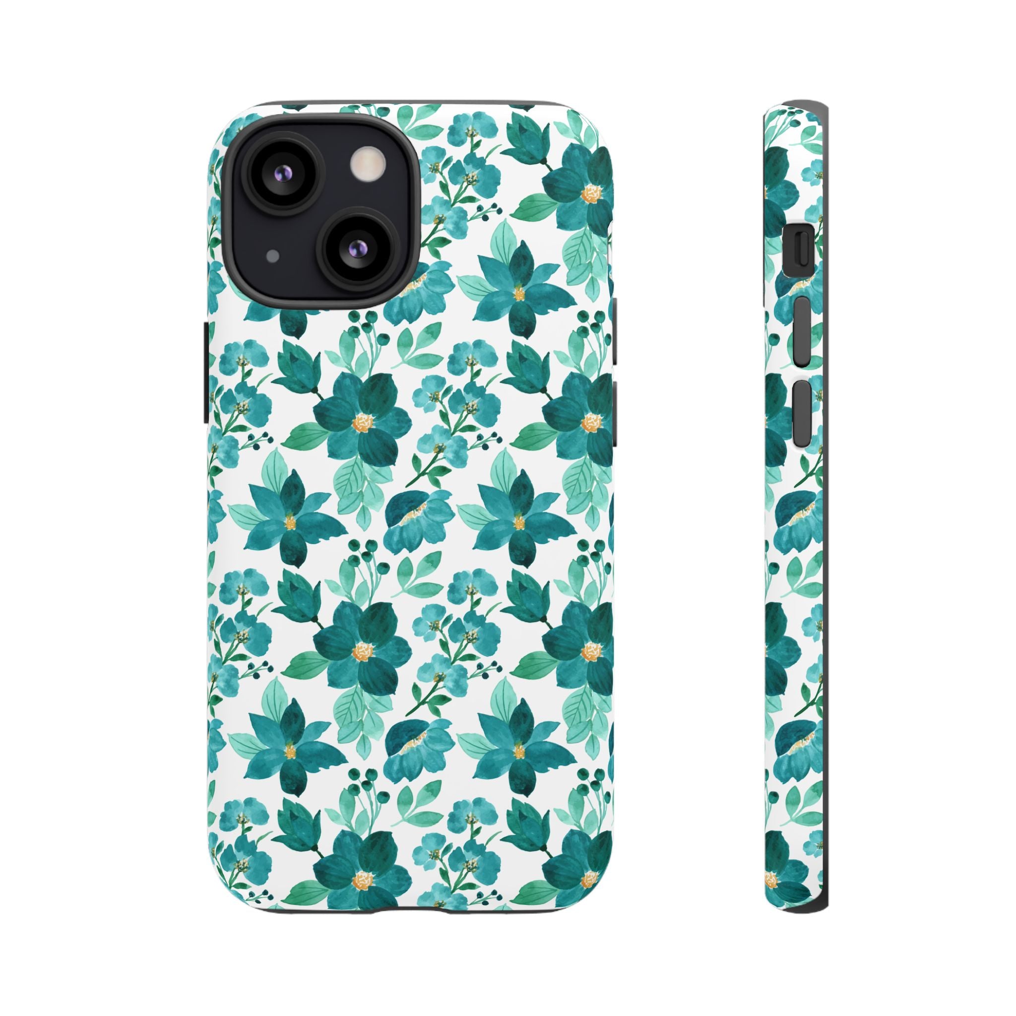 Emerald Blooms Phone Case