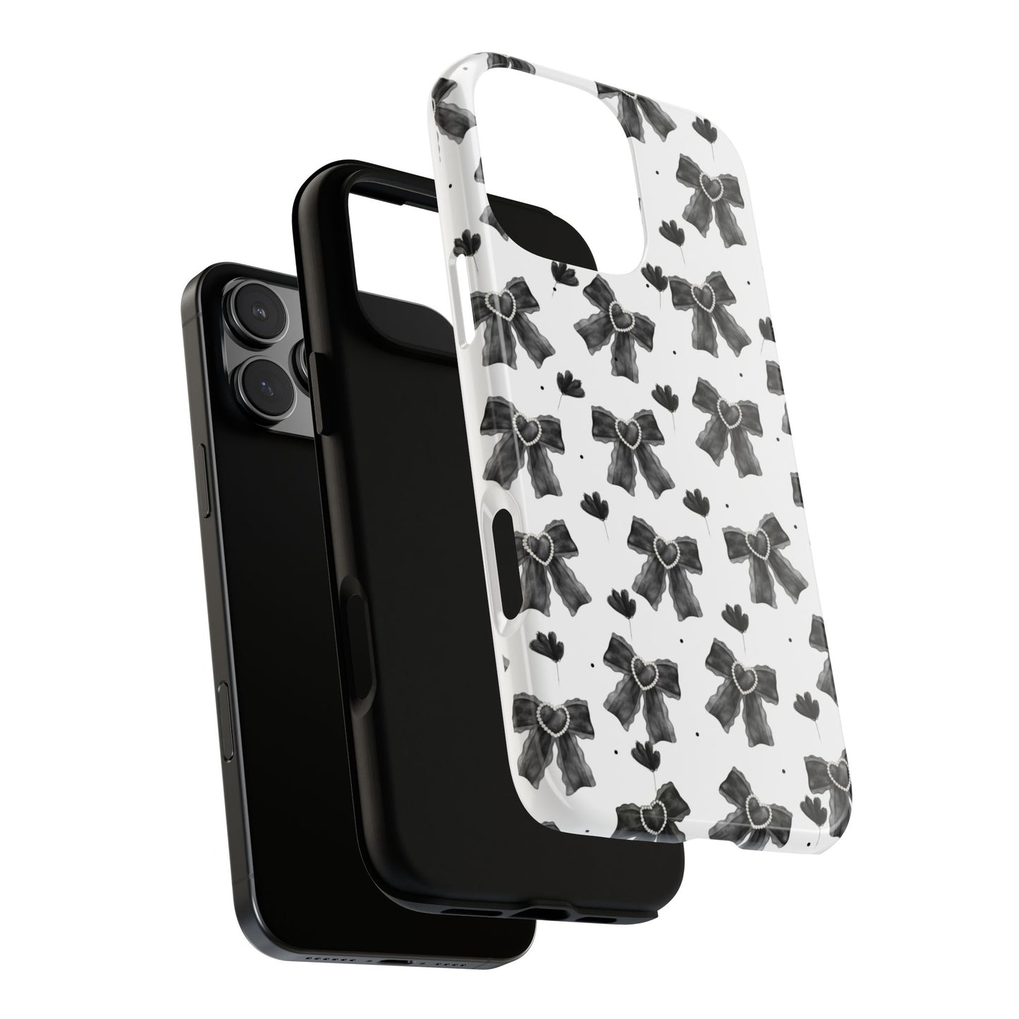 Midnight Bows Phone Case